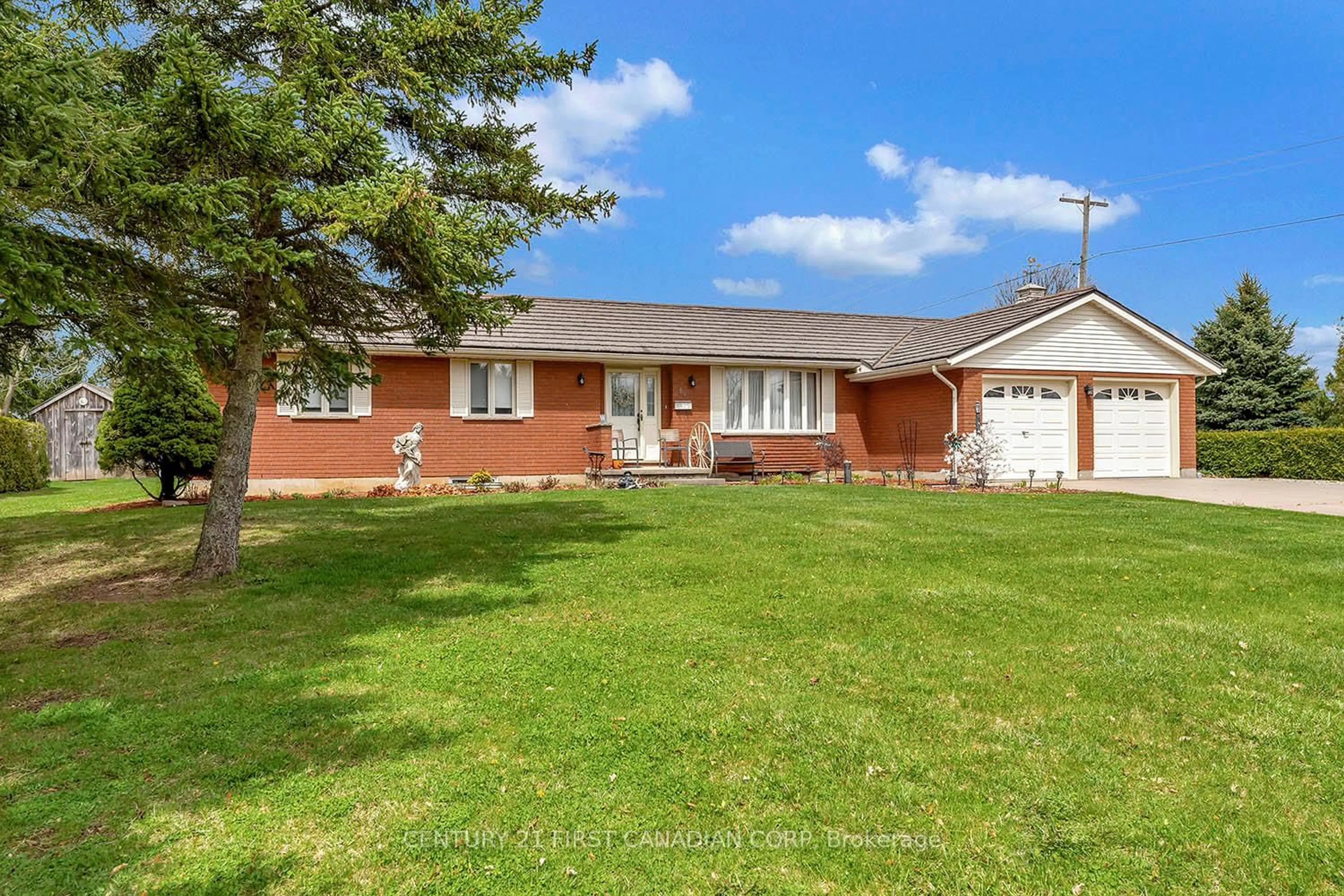 Home with brick exterior material, street for 16 Broadview Dr, Brant Ontario N0E 1A0