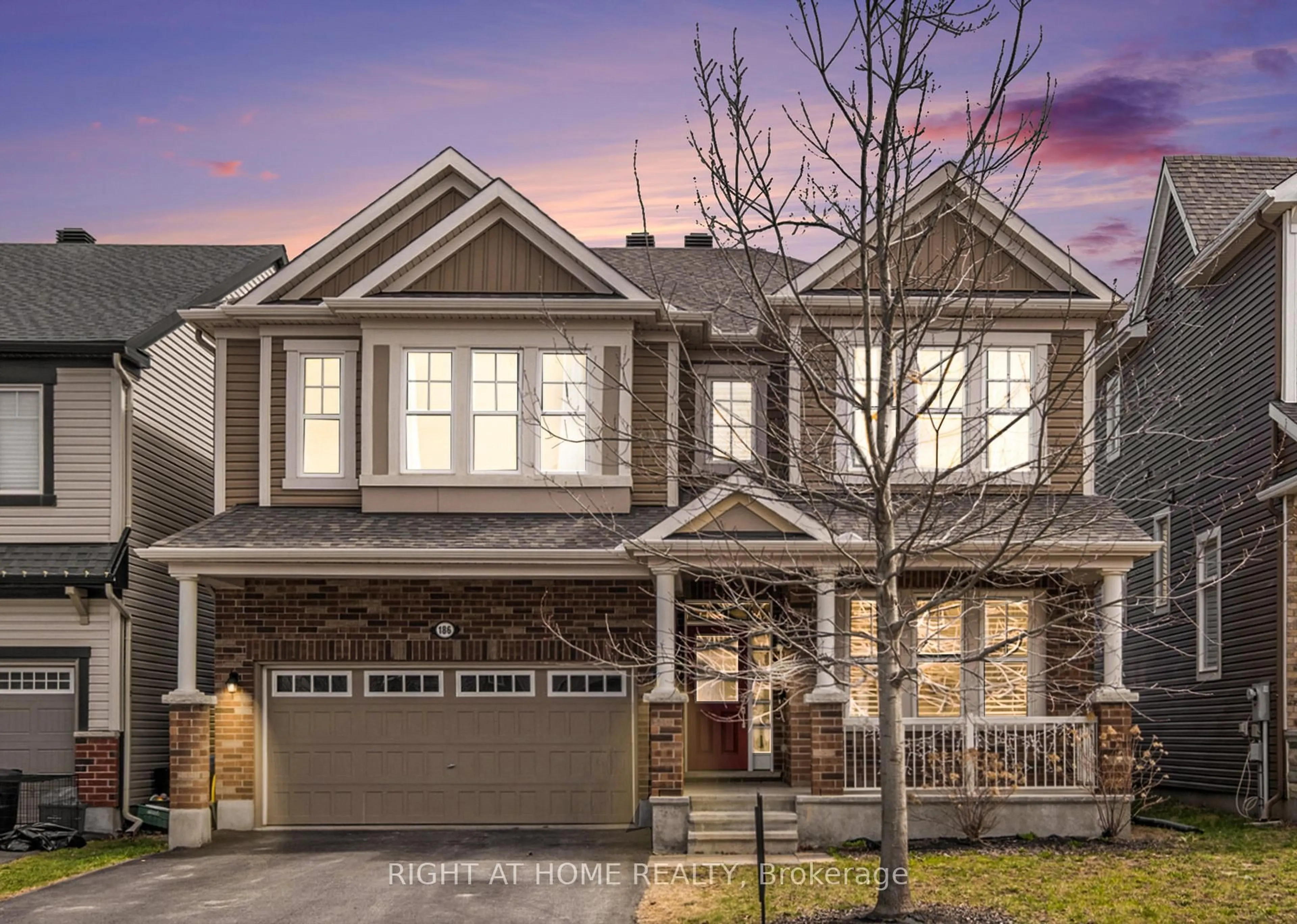 Home with brick exterior material, street for 186 Lamprey St, Ottawa Ontario K2J 6C3