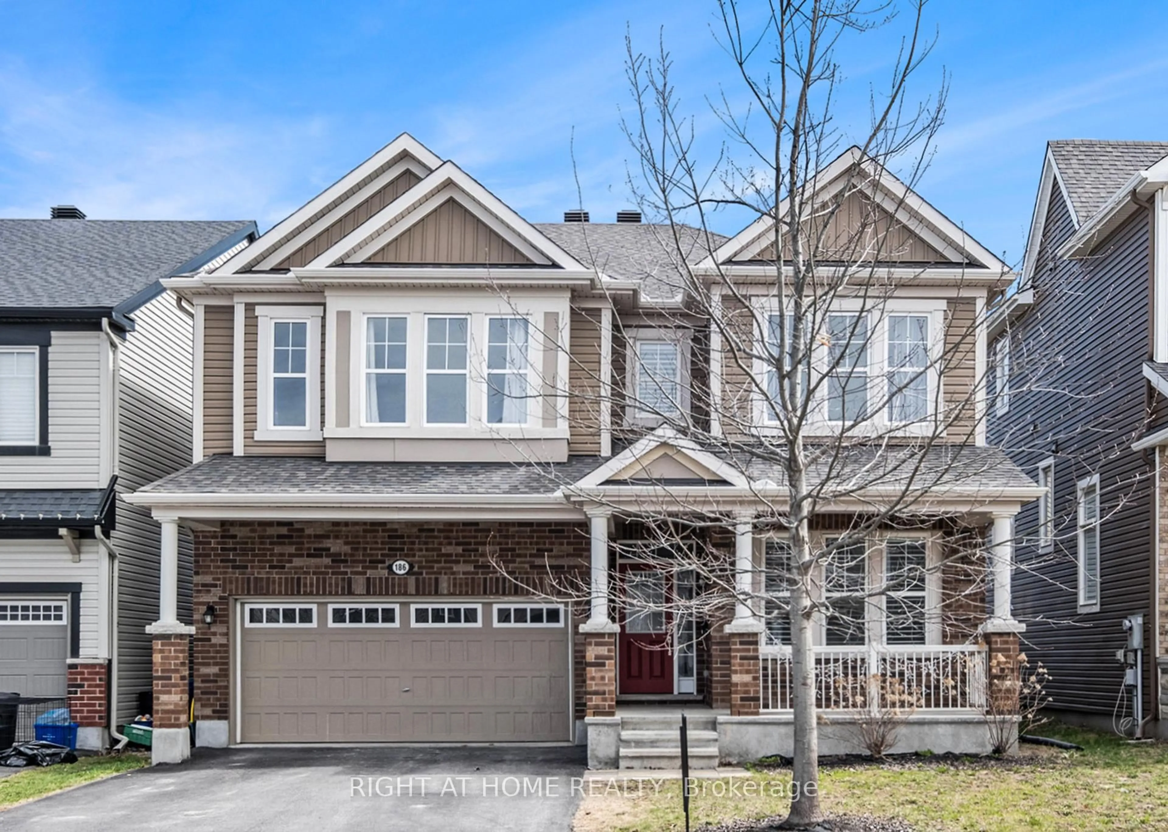 Home with brick exterior material, street for 186 Lamprey St, Ottawa Ontario K2J 6C3