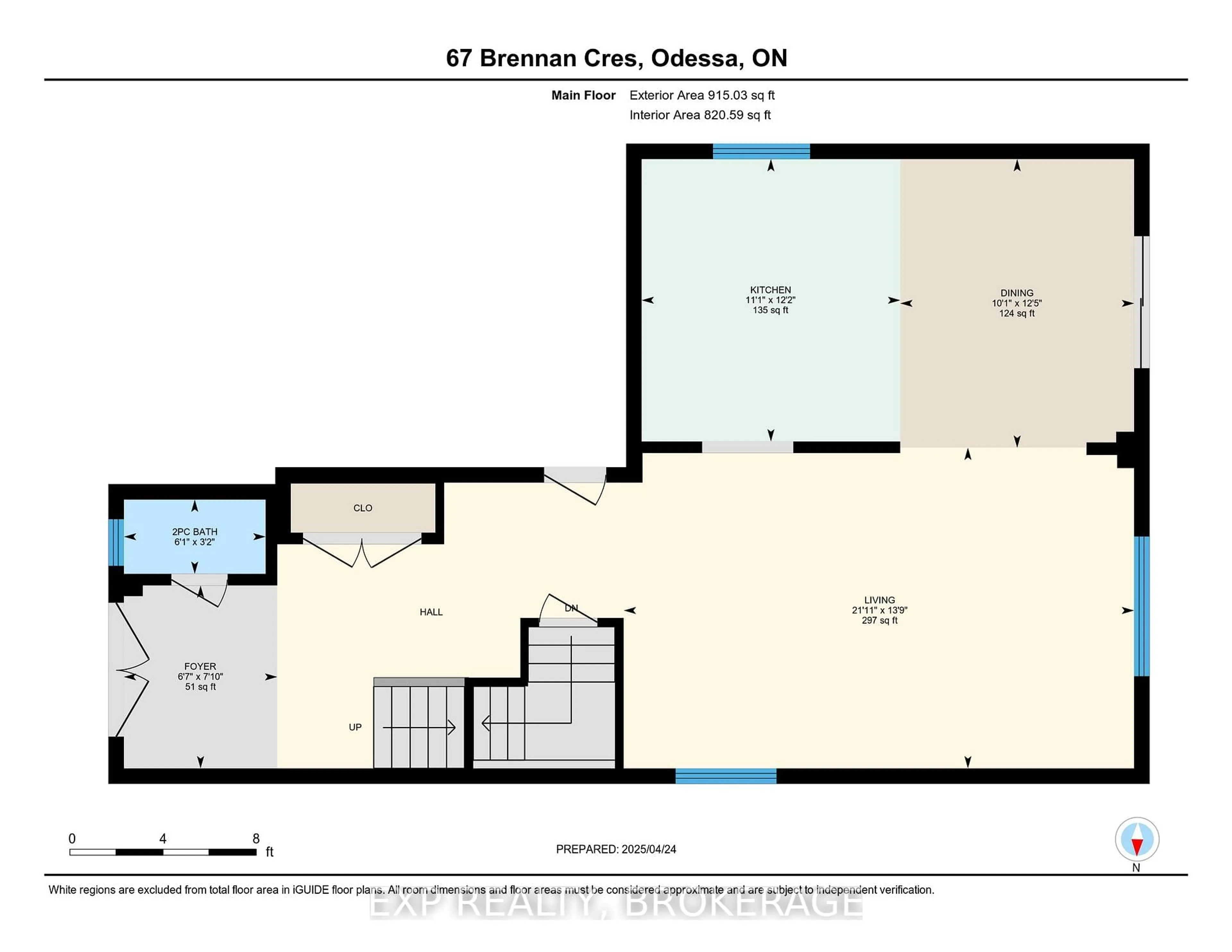 Floor plan for 67 BRENNAN Cres, Bissett Creek Ontario K0H 2H0