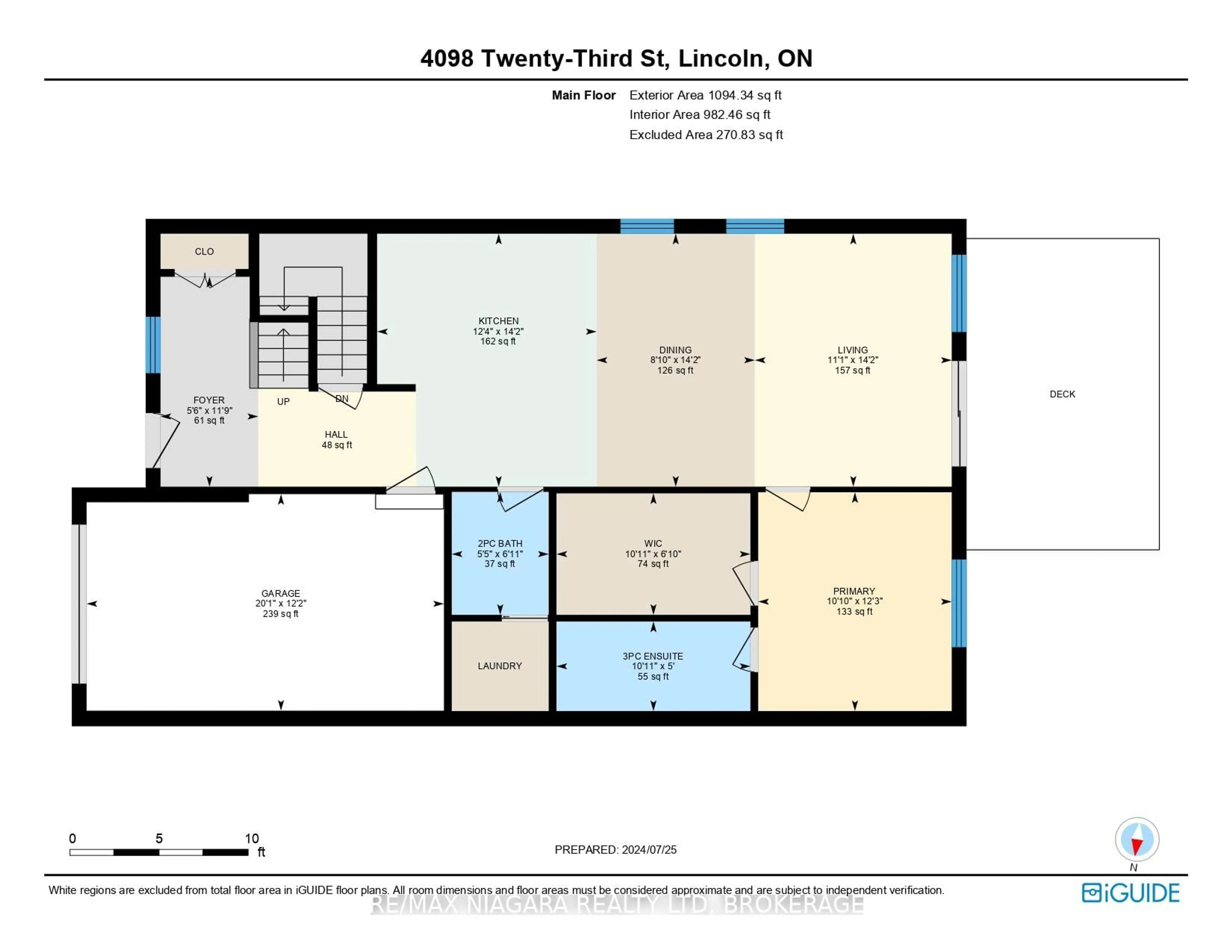 Floor plan for 4098 Twenty Third St, Lincoln Ontario L0R 2C0
