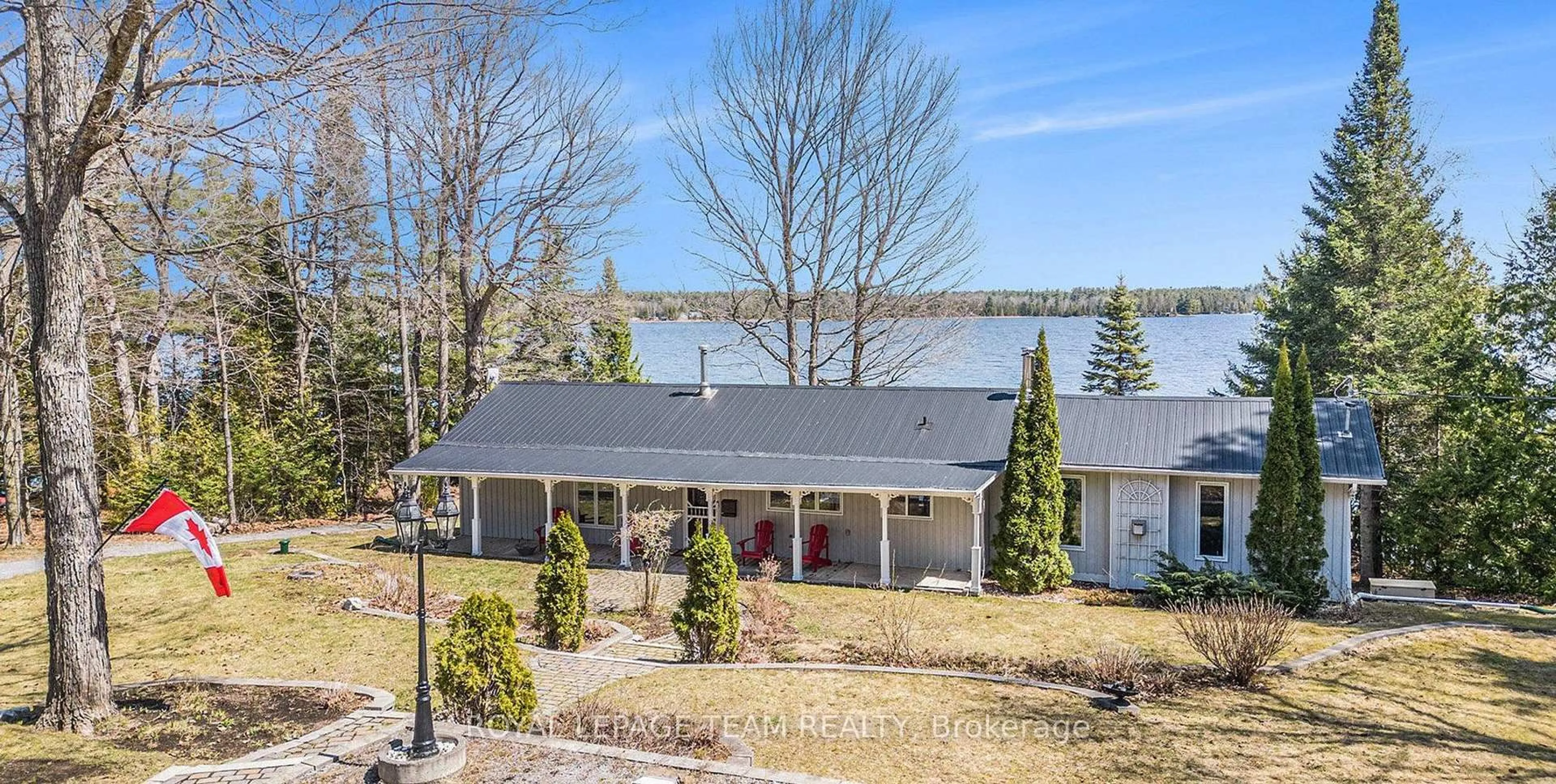 A pic from outside/outdoor area/front of a property/back of a property/a pic from drone, water/lake/river/ocean view for 1172 Snye Rd, White Lake Ontario K0A 3L0