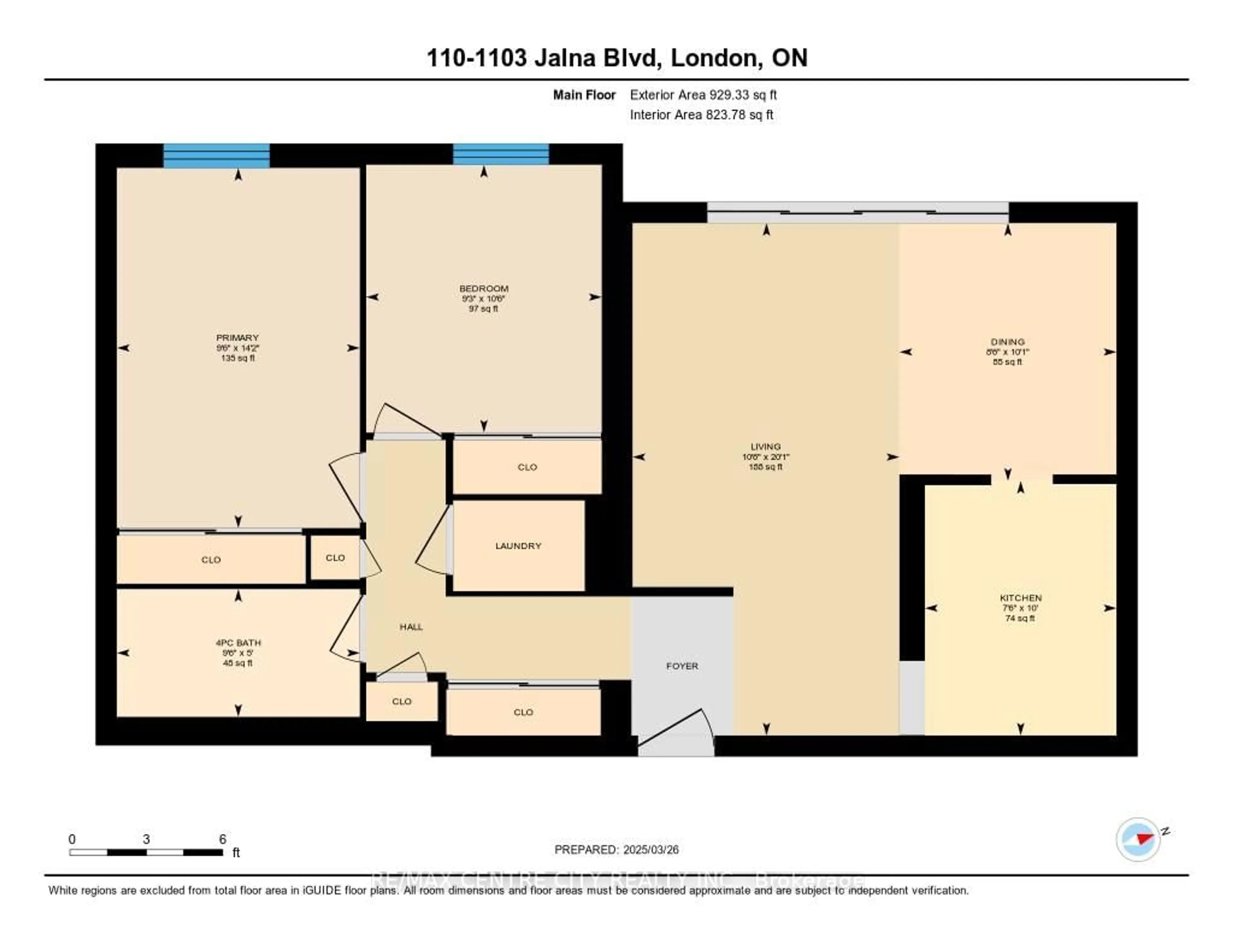 Floor plan for 1103 Jalna Blvd #110, London South Ontario N6E 2W8