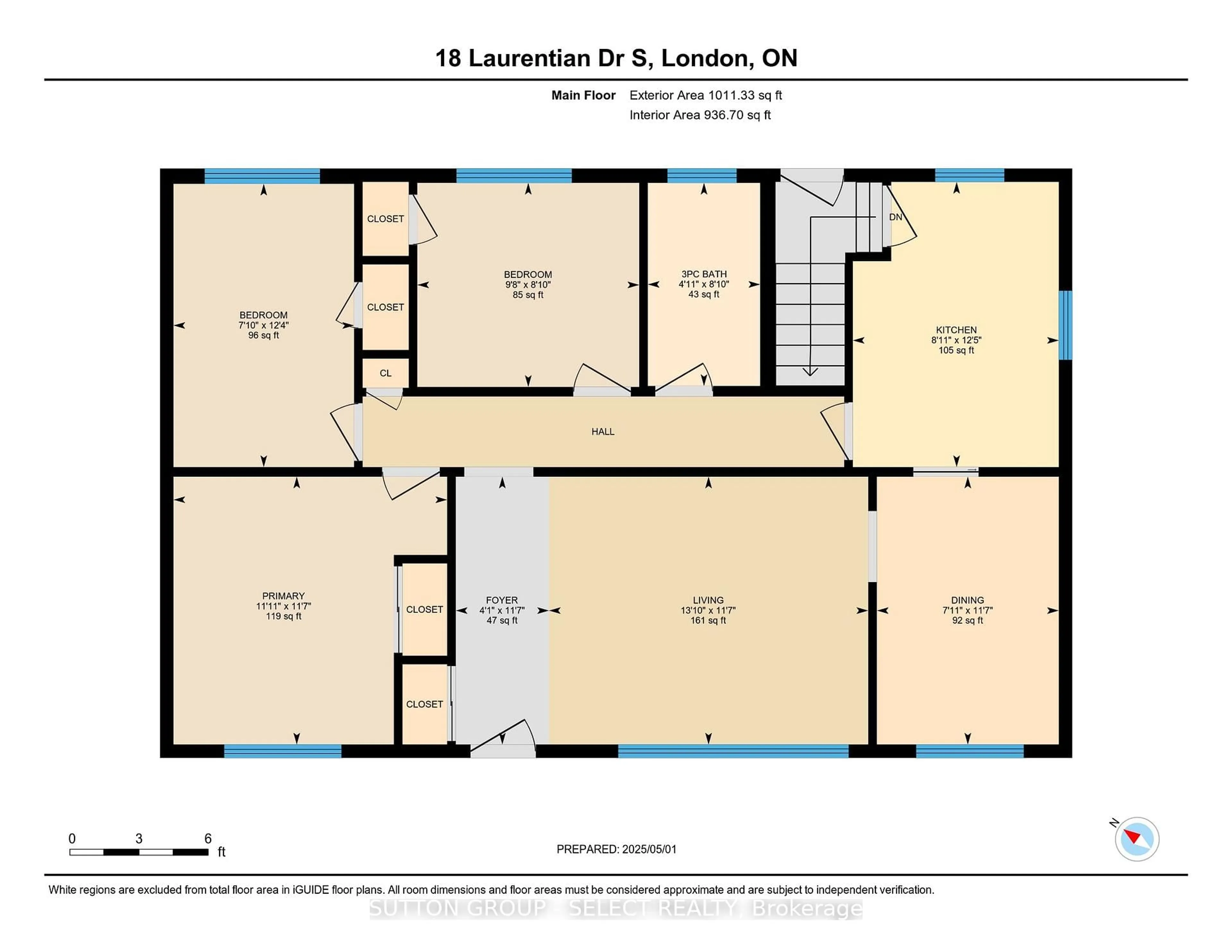 Floor plan for 18 Laurentian Dr, London Ontario N5W 1N9