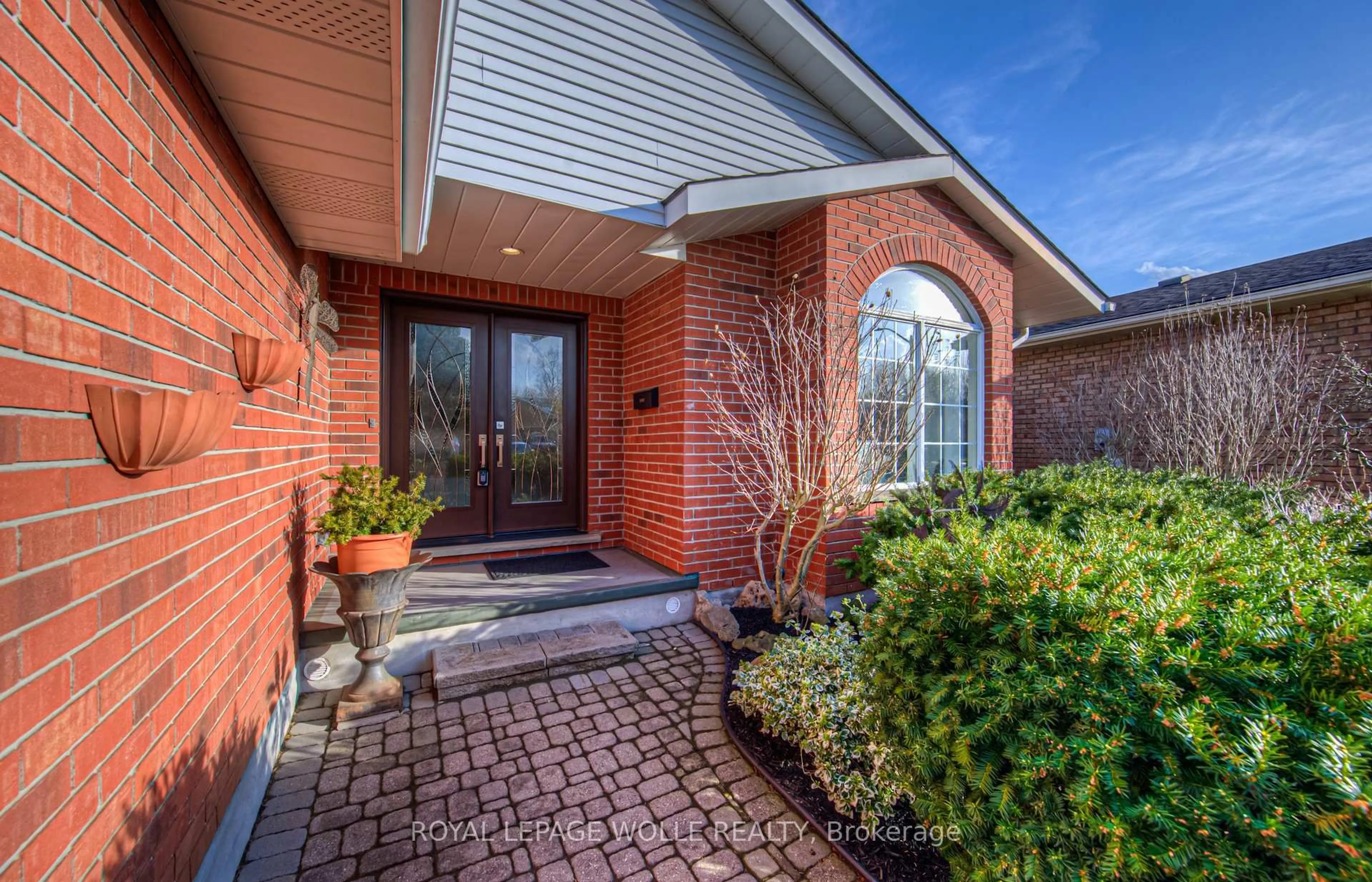 Home with brick exterior material, street for 365 Twinflower Cres, Waterloo Ontario N2V 1X3