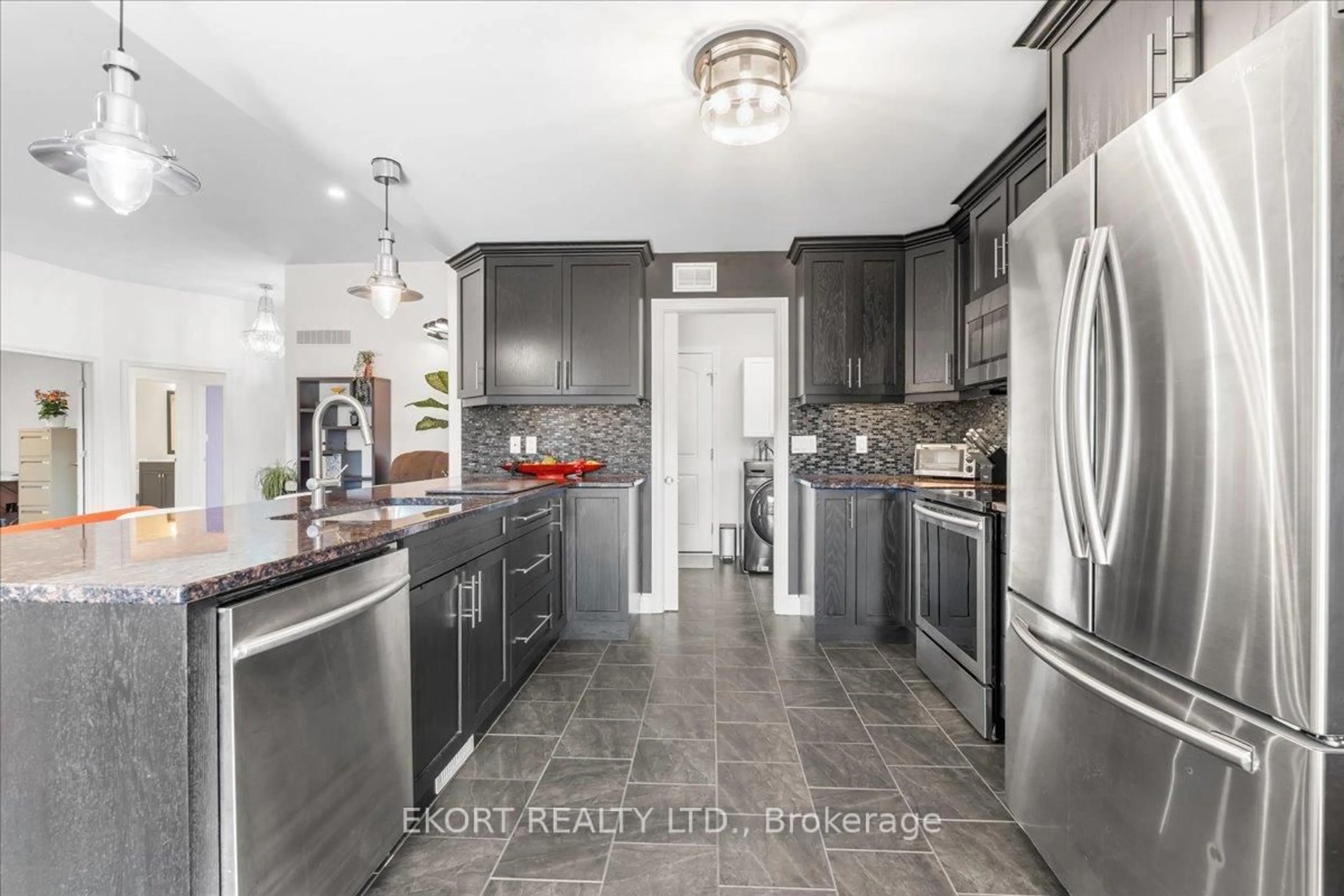 Contemporary kitchen, ceramic/tile floor for 64 Farmington Cres, Belleville Ontario K8N 0J8