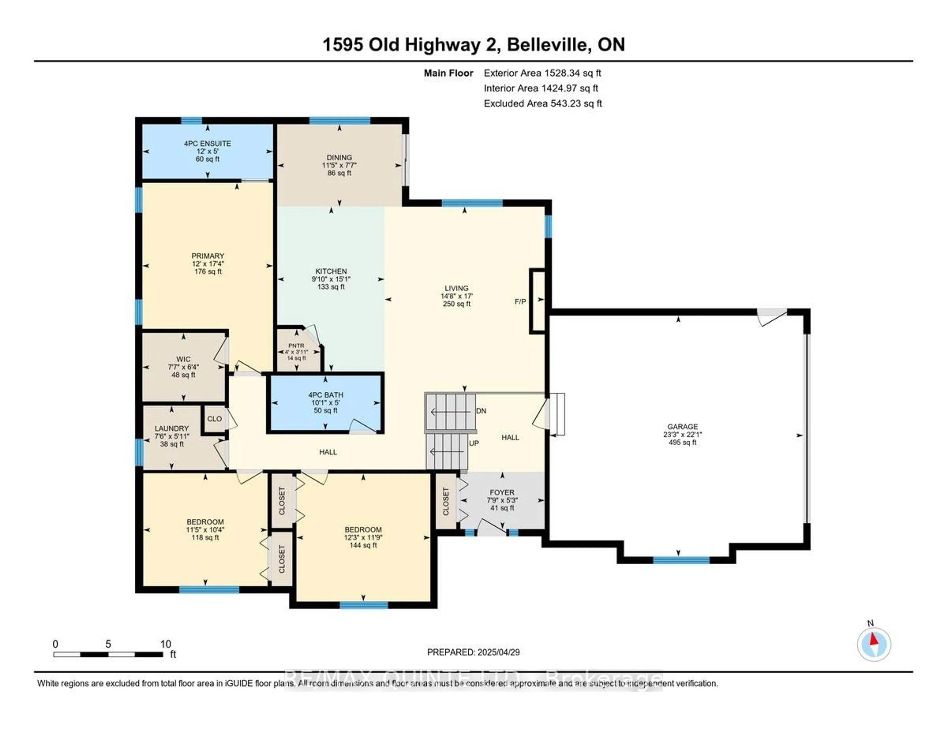 Floor plan for 1595 Old Highway 2 N/A, Quinte West Ontario K8N 4Z2
