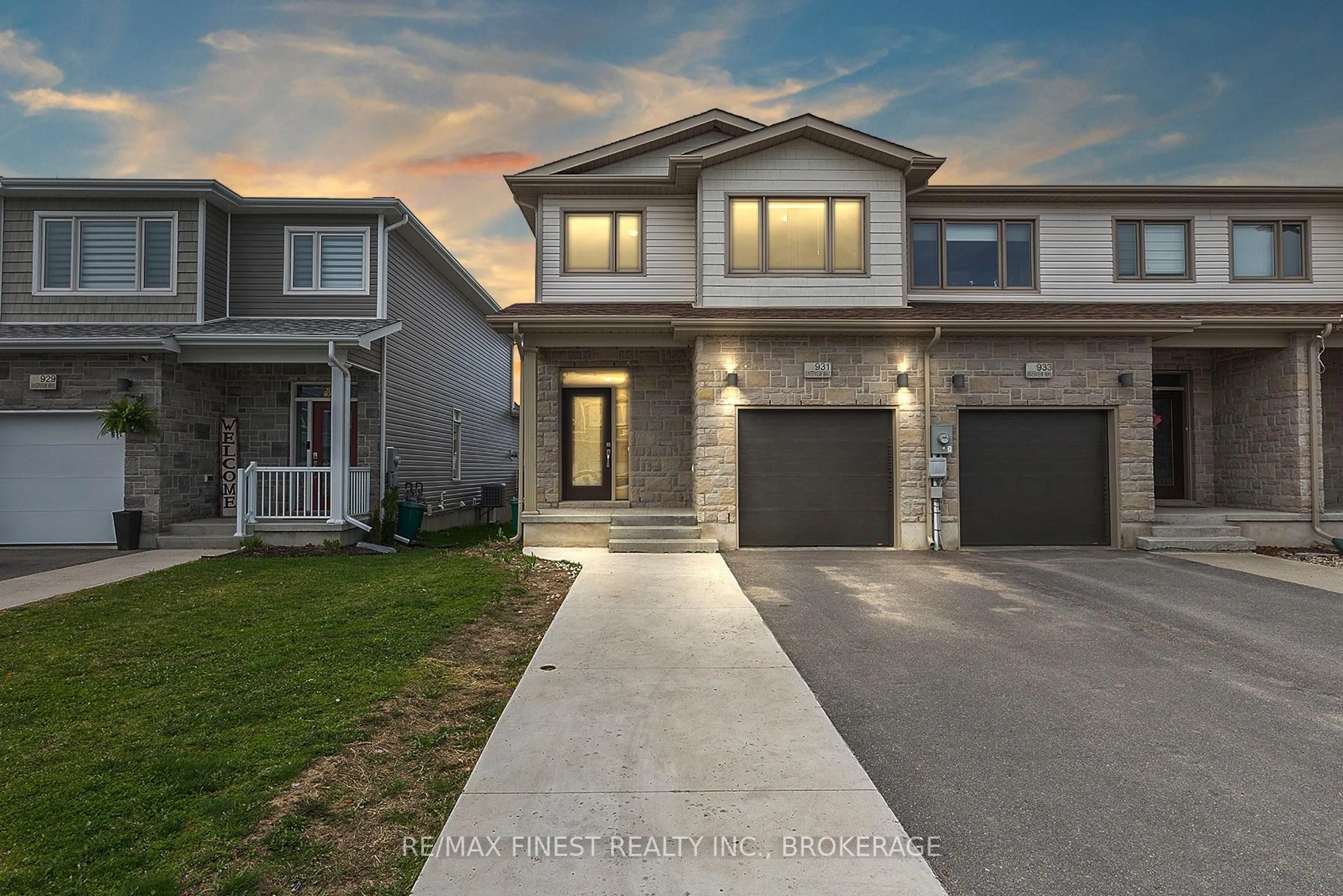 Home with brick exterior material, street for 931 Riverview Way, Kingston Ontario K7K 0J4