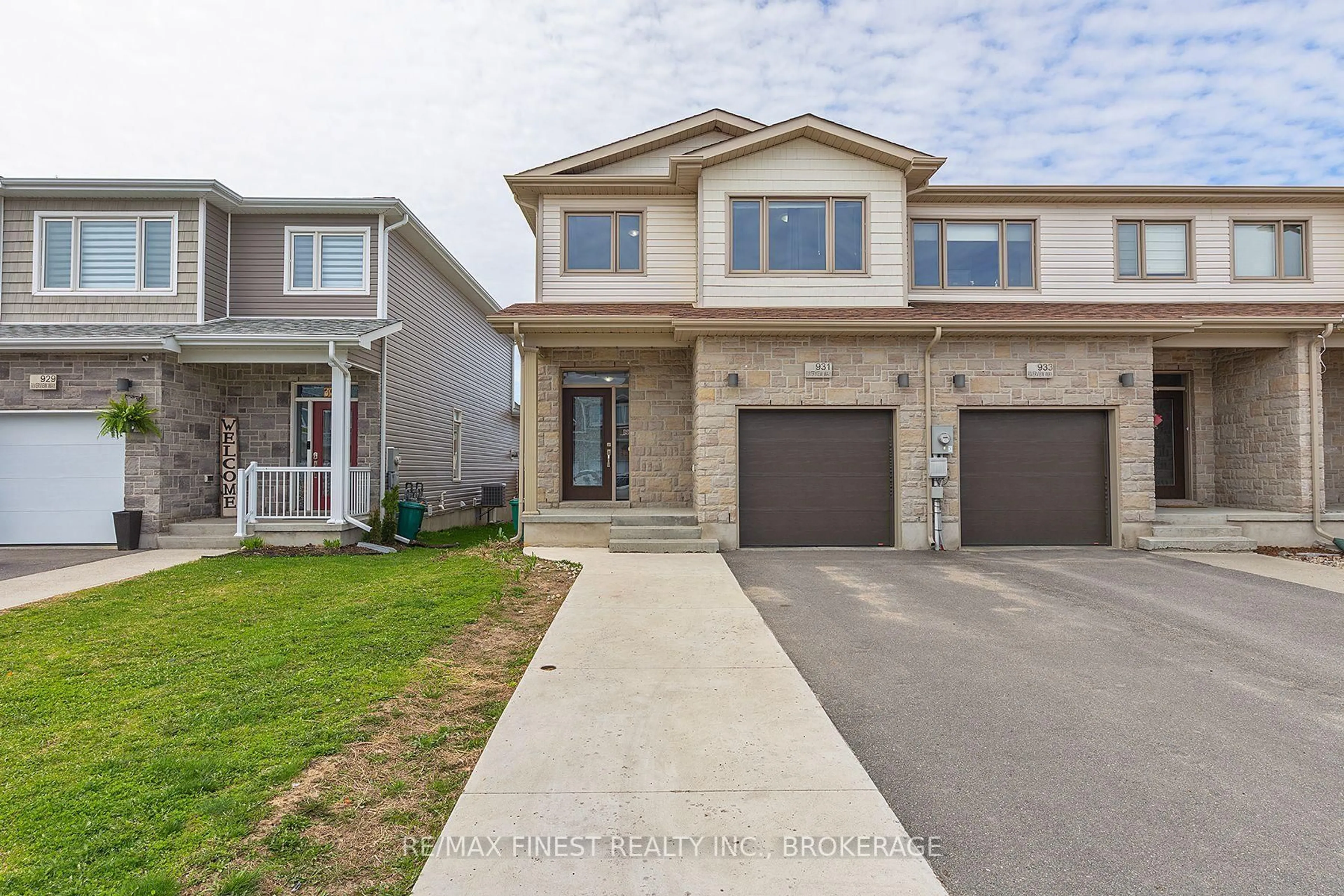 Home with brick exterior material, street for 931 Riverview Way, Kingston Ontario K7K 0J4