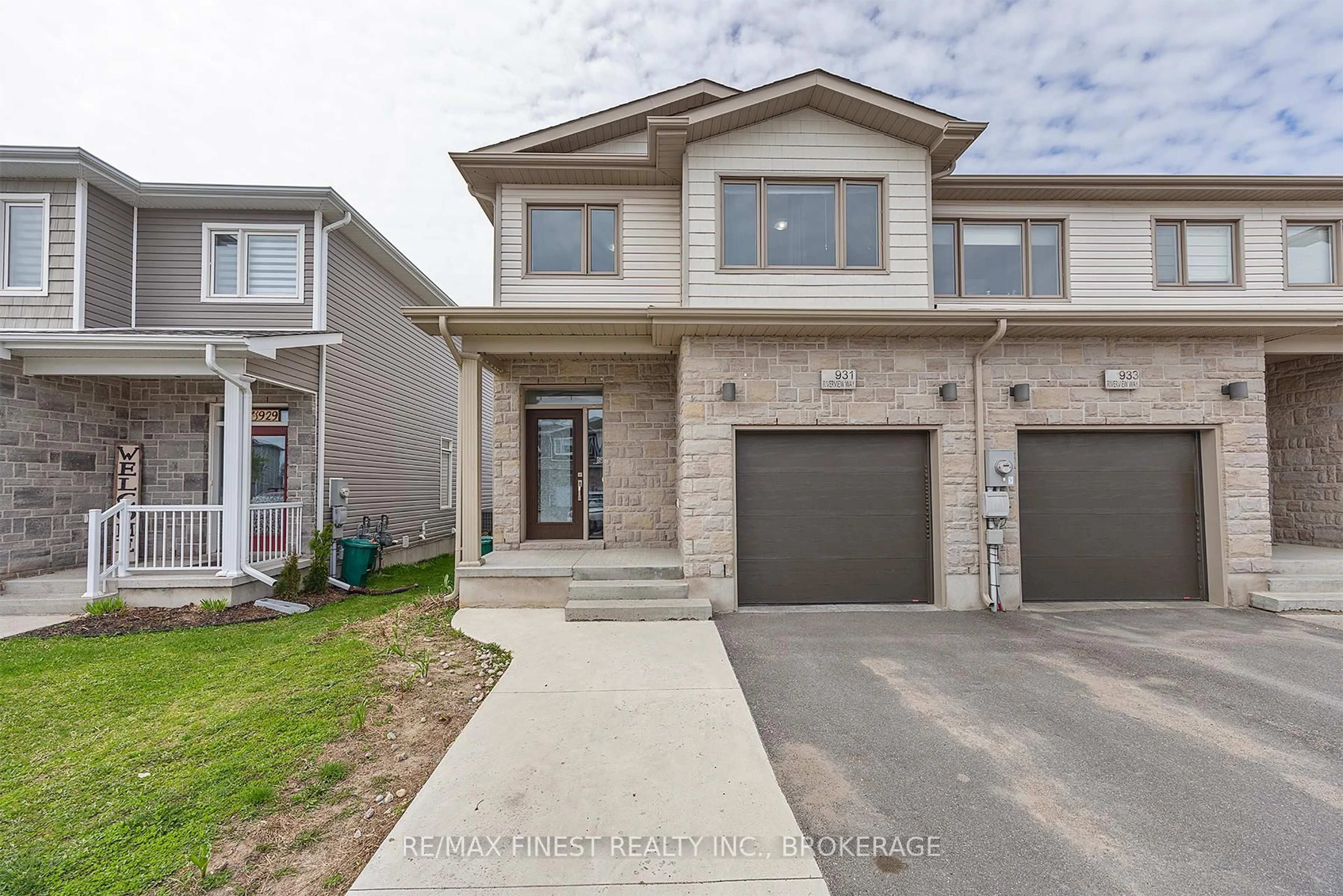 Home with brick exterior material, street for 931 Riverview Way, Kingston Ontario K7K 0J4
