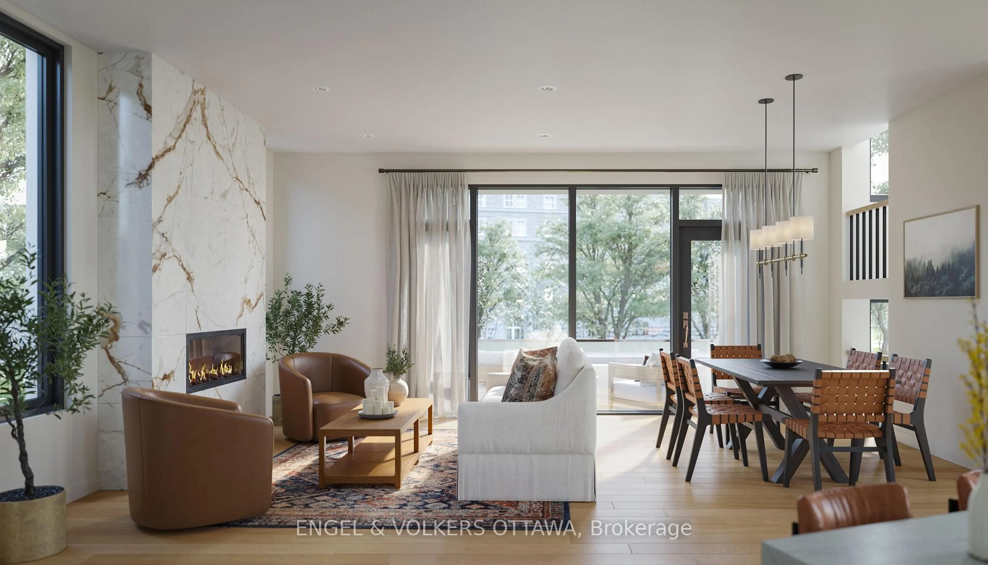 Living room with furniture, unknown for T1-02 Lot N/A, Ottawa Ontario K1S 5H3