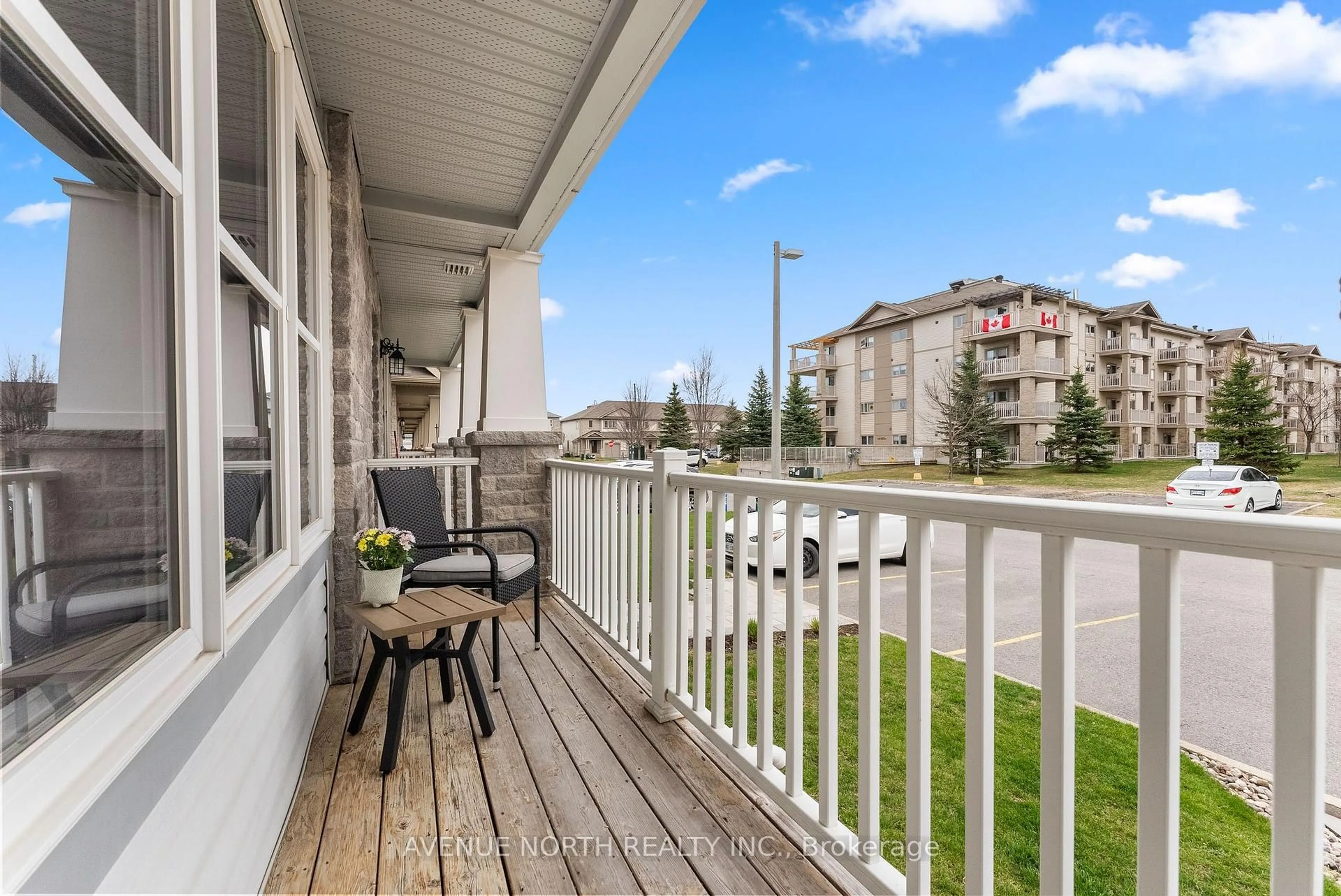 Balcony in the apartment, unknown for 138 Potts Private, Ottawa Ontario K4A 0N7