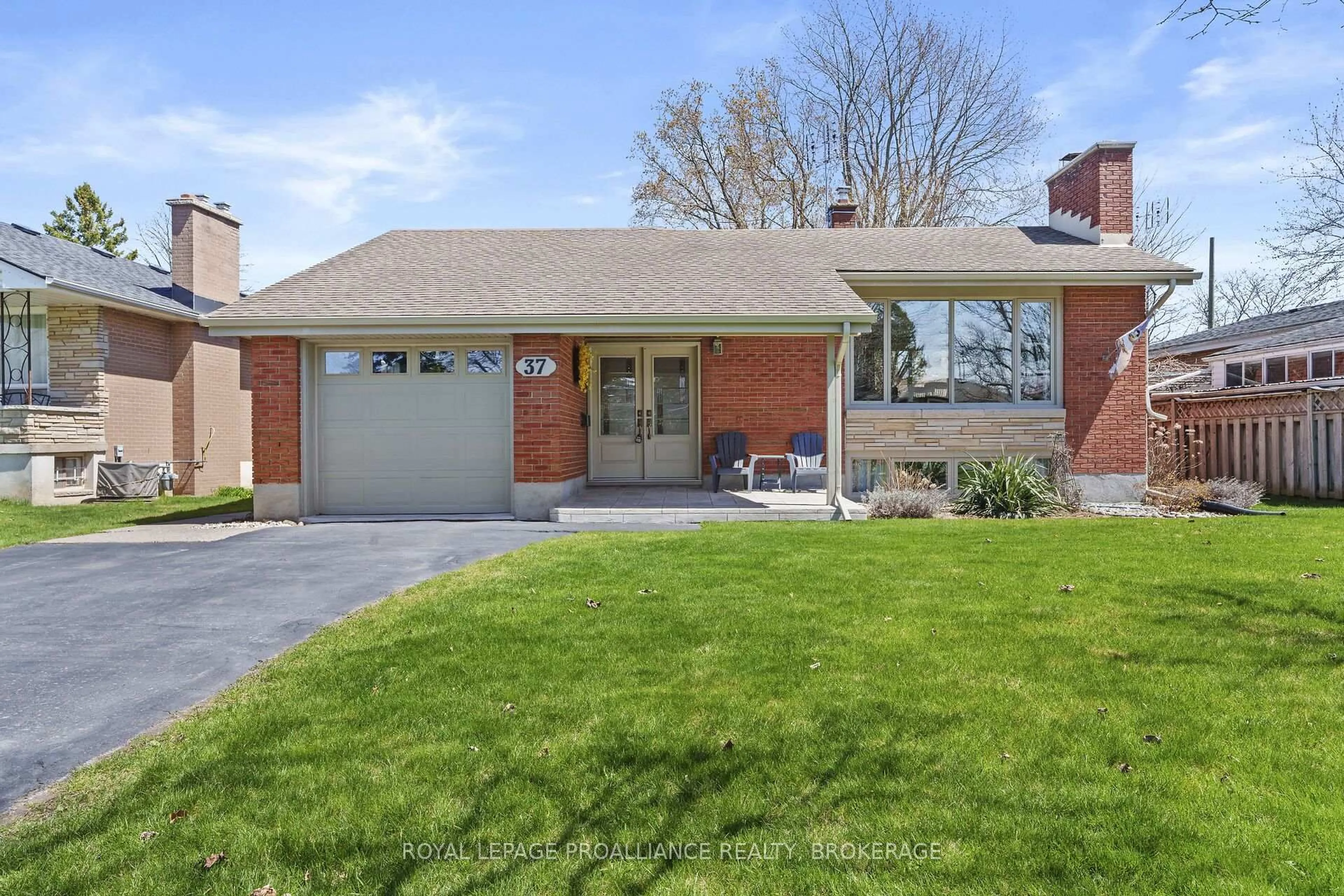 Home with brick exterior material, street for 37 Robert Wallace Dr, Kingston Ontario K7M 1X7