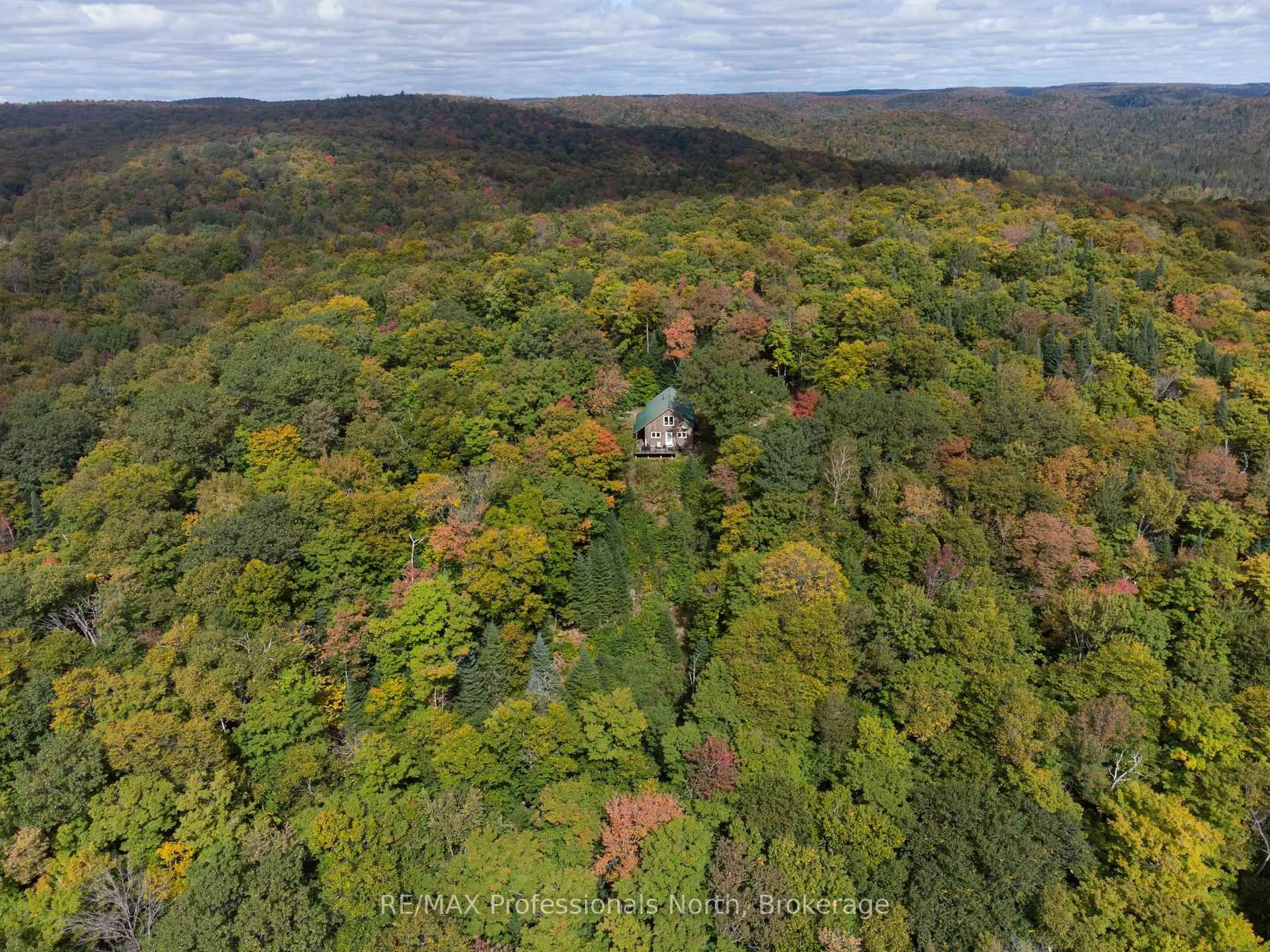 A pic from outside/outdoor area/front of a property/back of a property/a pic from drone, forest/trees view for 364 FORESTRY TOWER Rd, Kearney Ontario P0A 1M0
