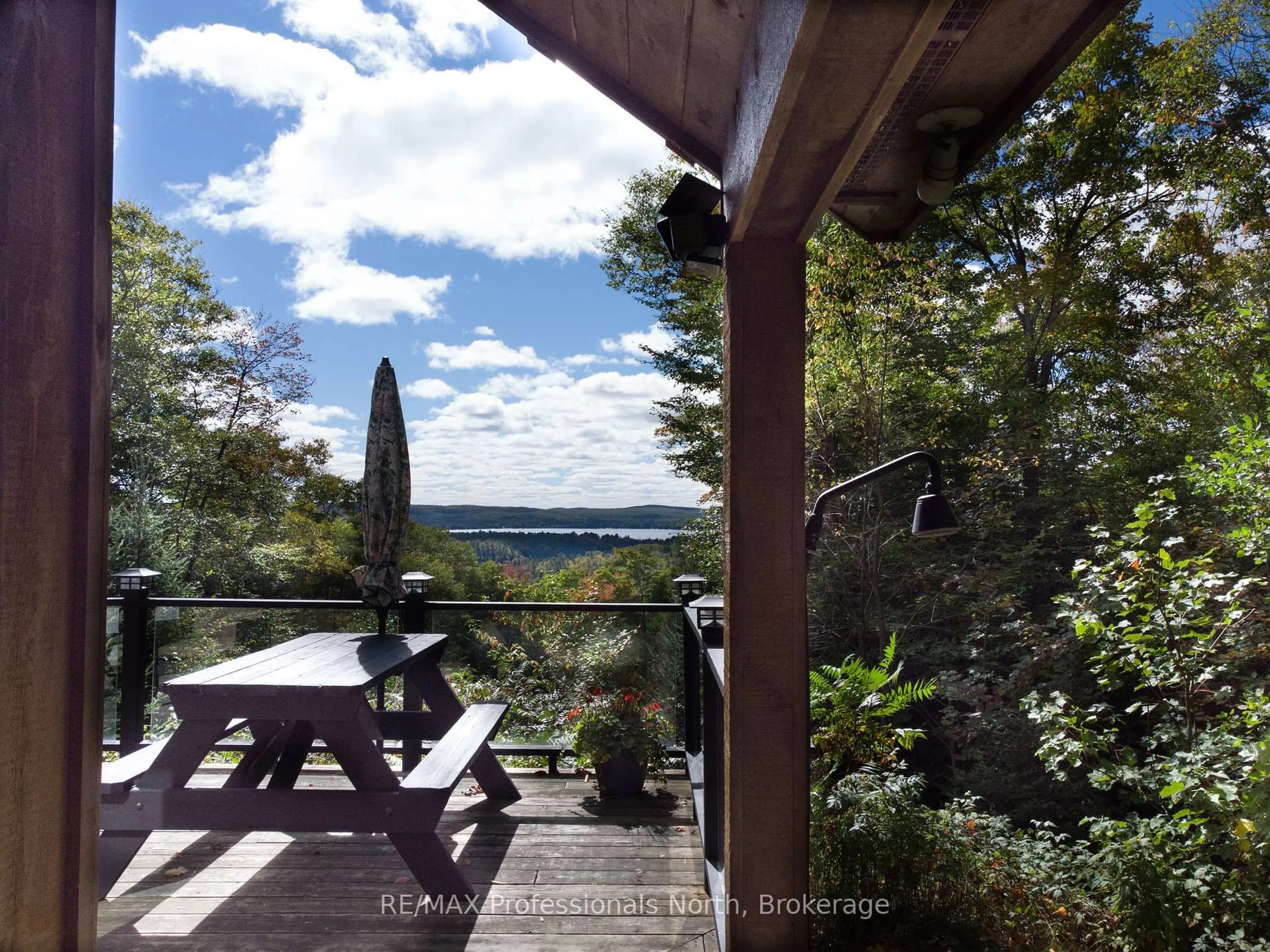 Patio, water/lake/river/ocean view for 364 FORESTRY TOWER Rd, Kearney Ontario P0A 1M0