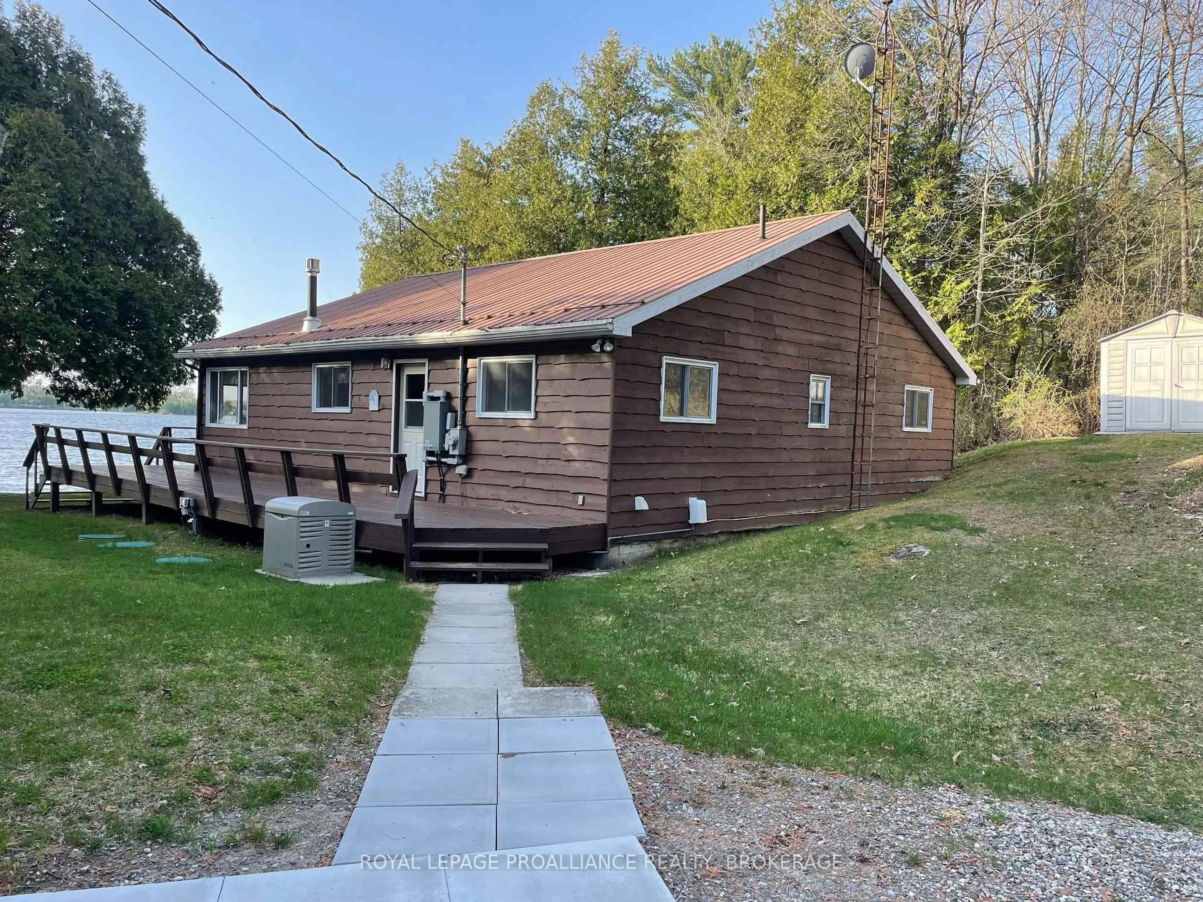 A pic from outside/outdoor area/front of a property/back of a property/a pic from drone, unknown for 1316 LB13 Rd, Rideau Lakes Ontario K0E 1N0