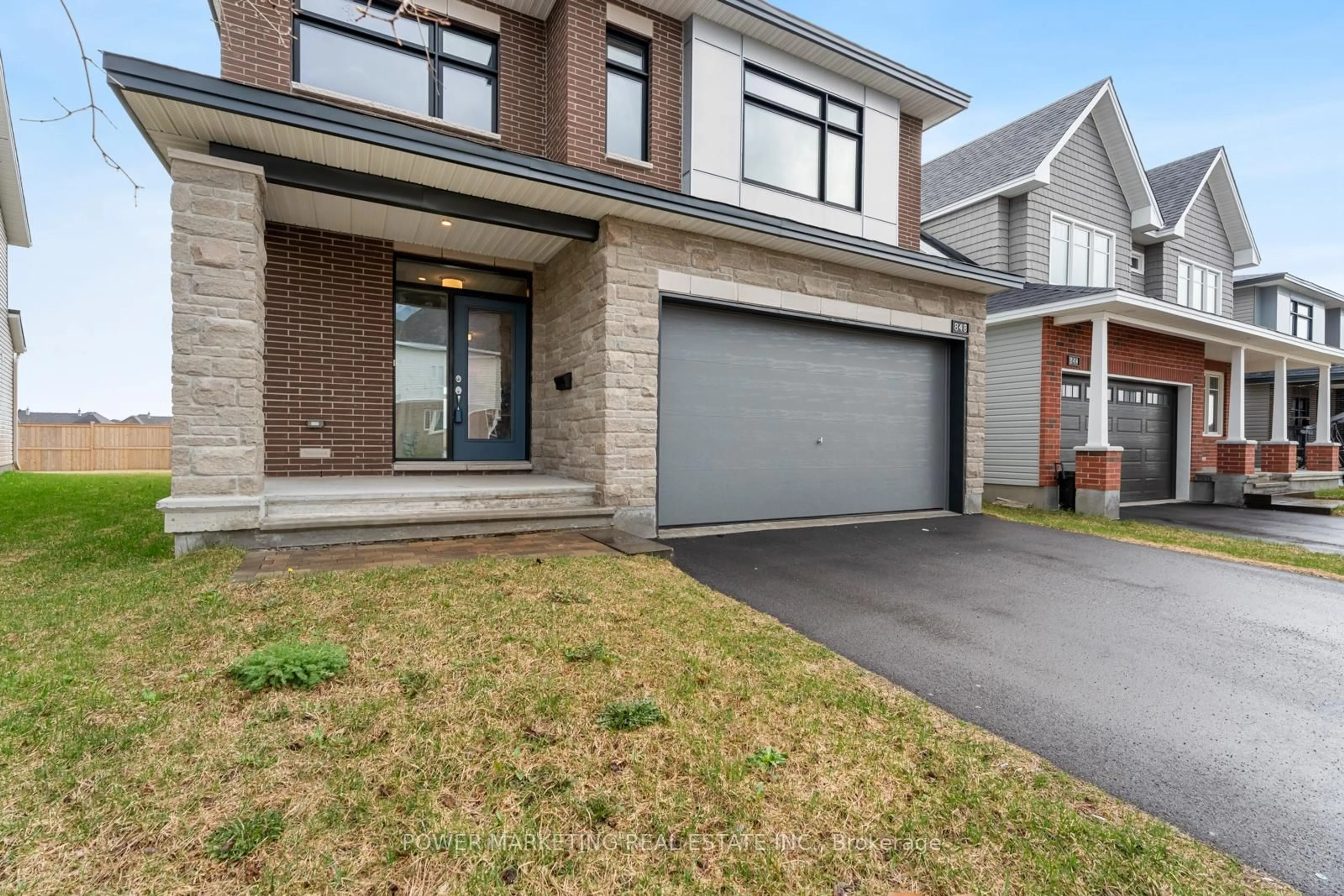 Home with brick exterior material, street for 848 SNOWDROP Cres, Ottawa Ontario K1T 0X7