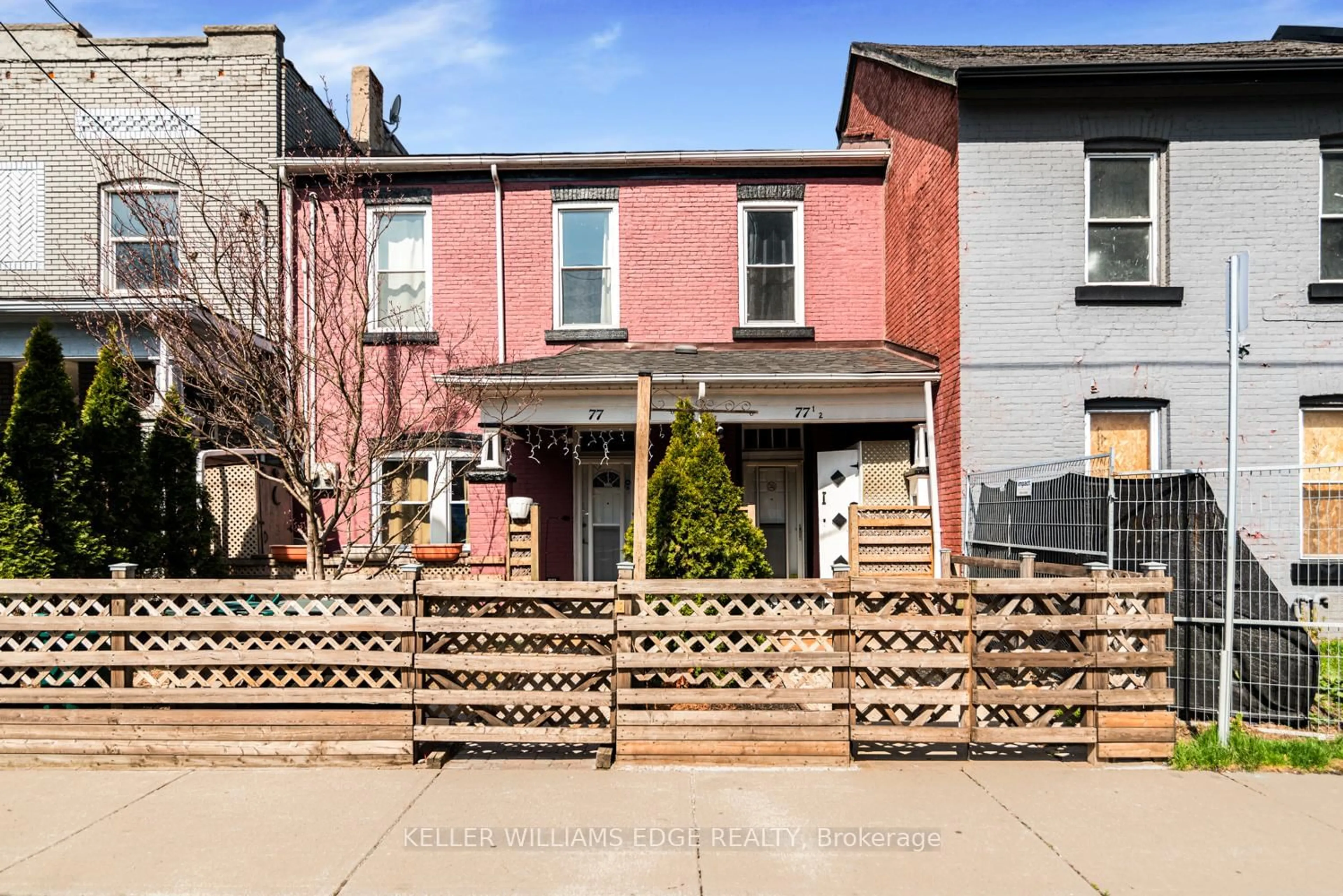 Home with brick exterior material, street for 77 Cathcart St, Hamilton Ontario L8R 1M6