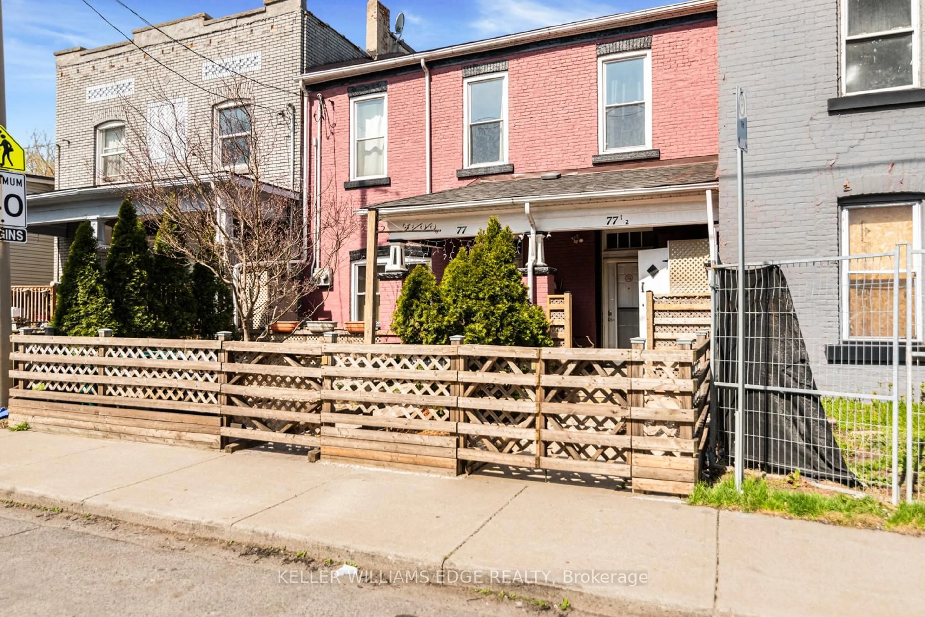 Home with brick exterior material, street for 77 Cathcart St, Hamilton Ontario L8R 1M6