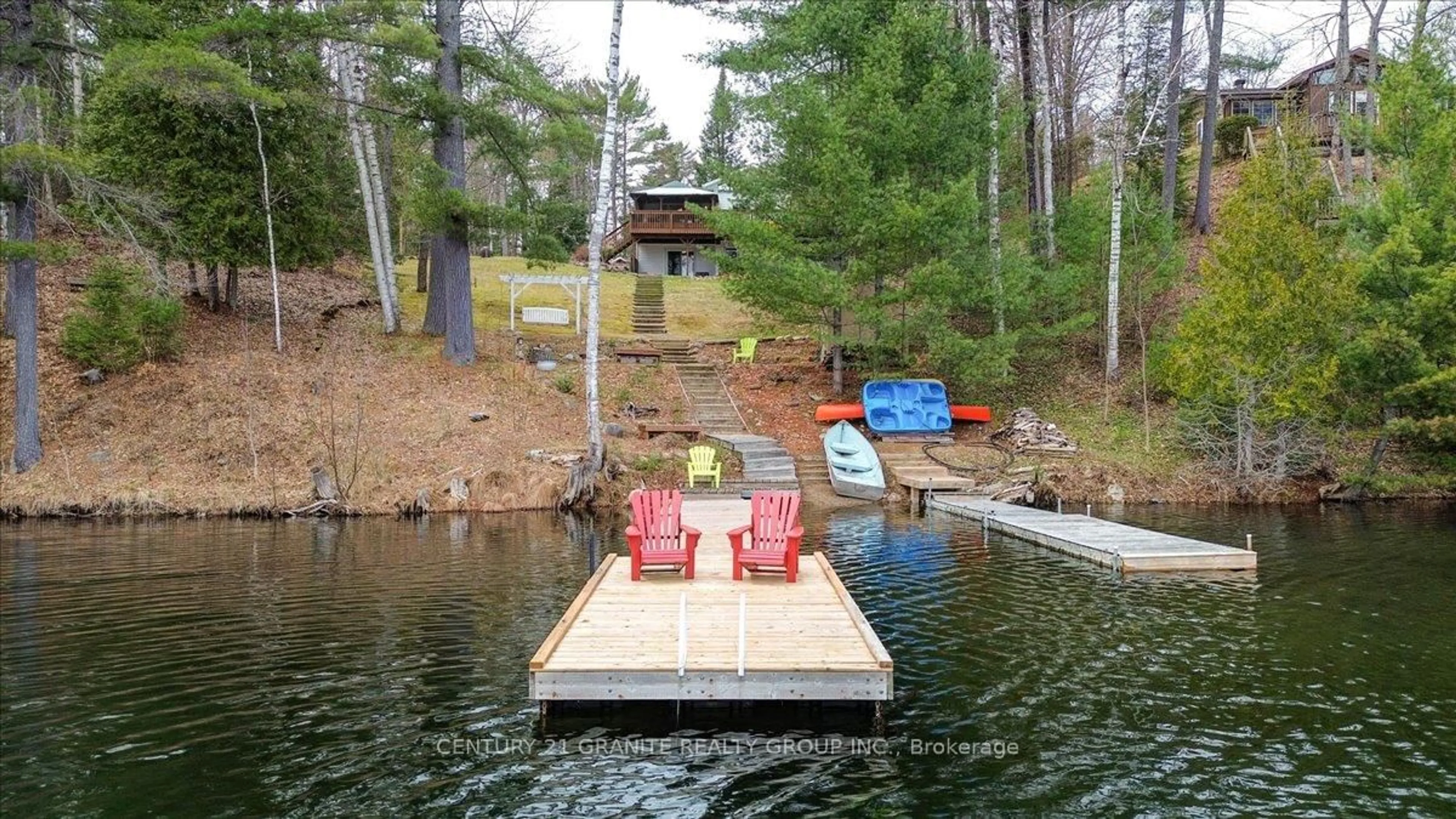 Patio, water/lake/river/ocean view for 58 Rock Lake Crt, Bancroft Ontario K0L 1C0