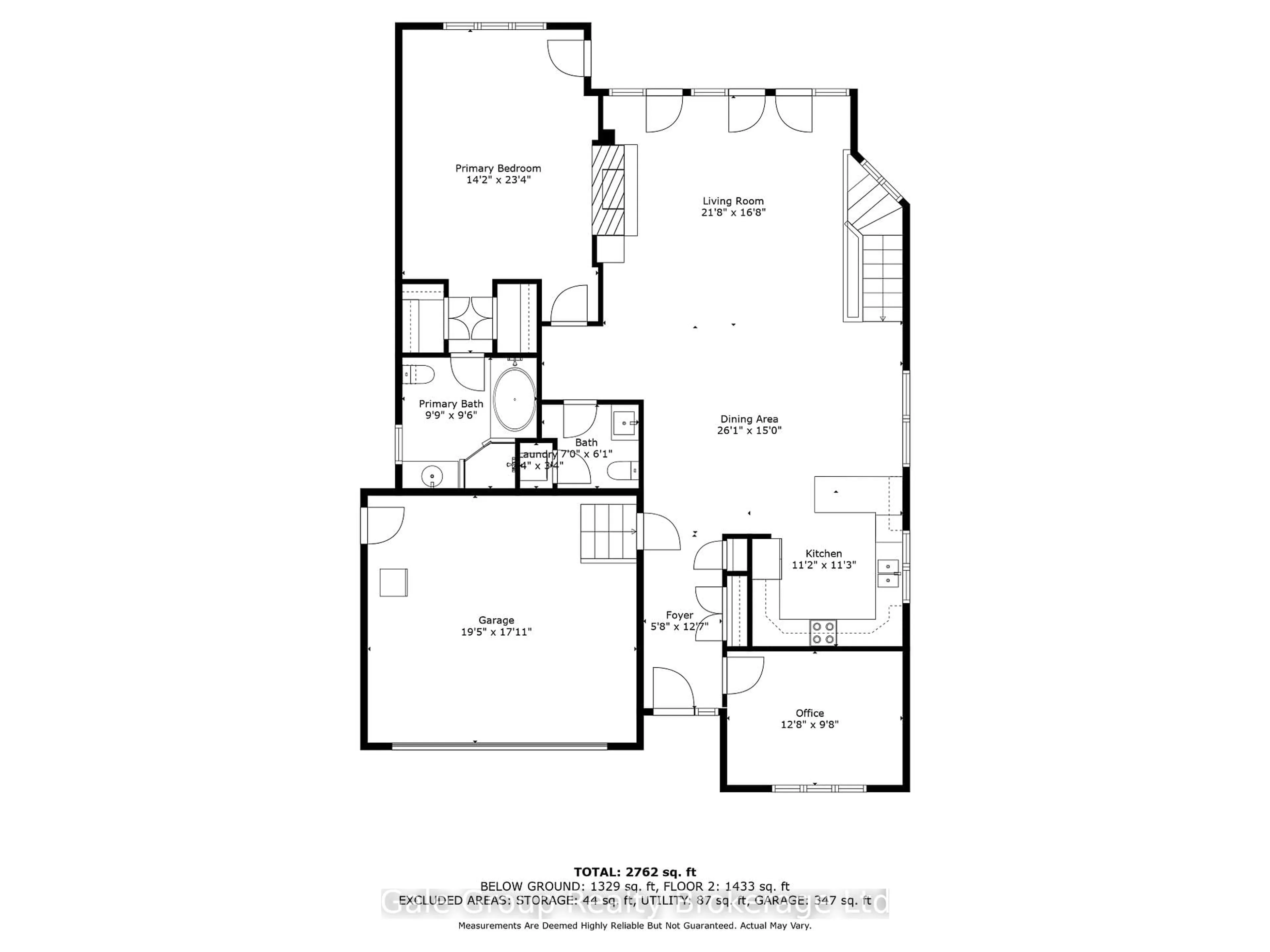 Floor plan for 270 Fairway Rd, Woodstock Ontario N4T 0A4