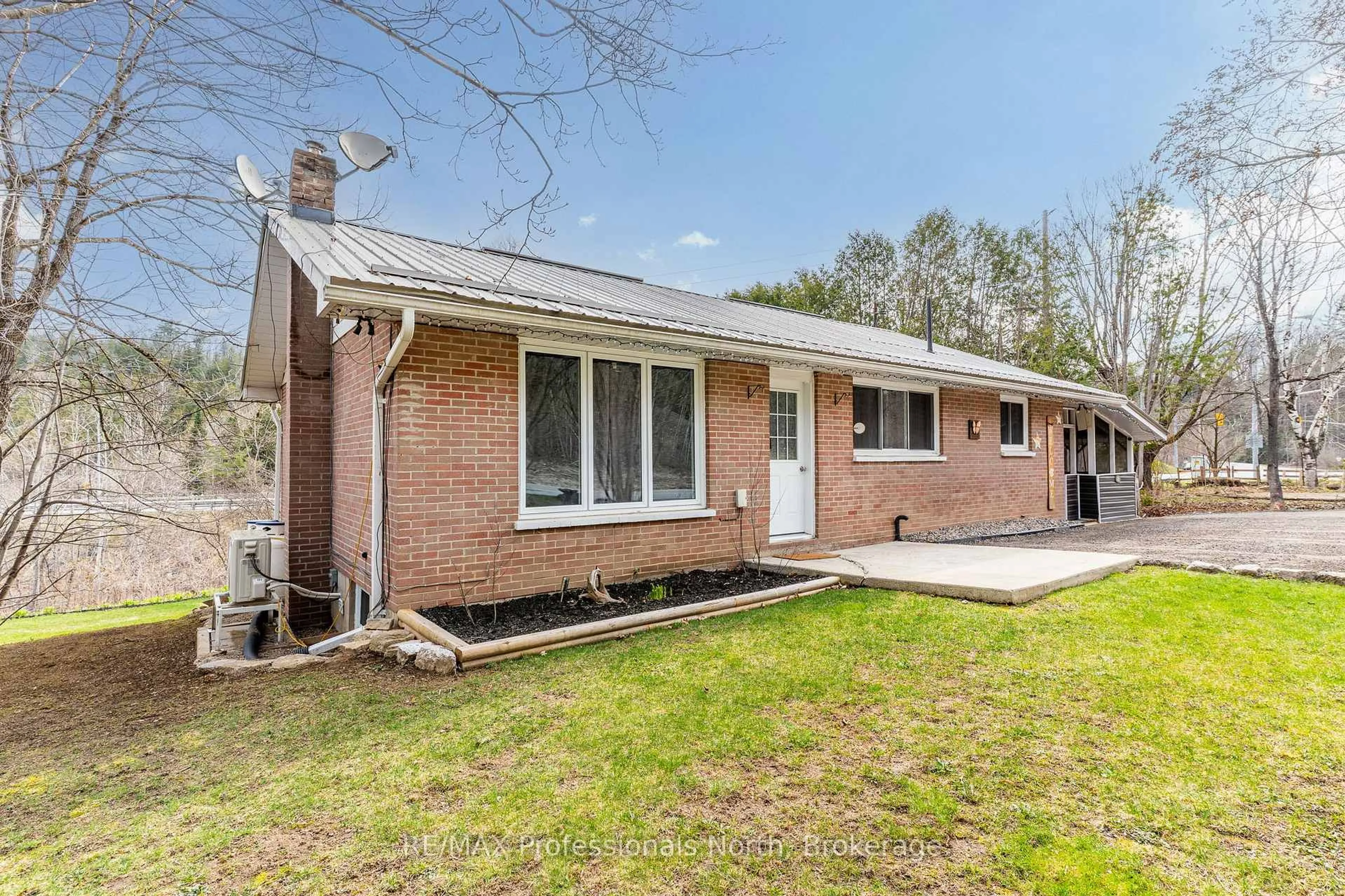 Home with brick exterior material, street for 45 Newcastle St, Minden Hills Ontario K0M 2K0