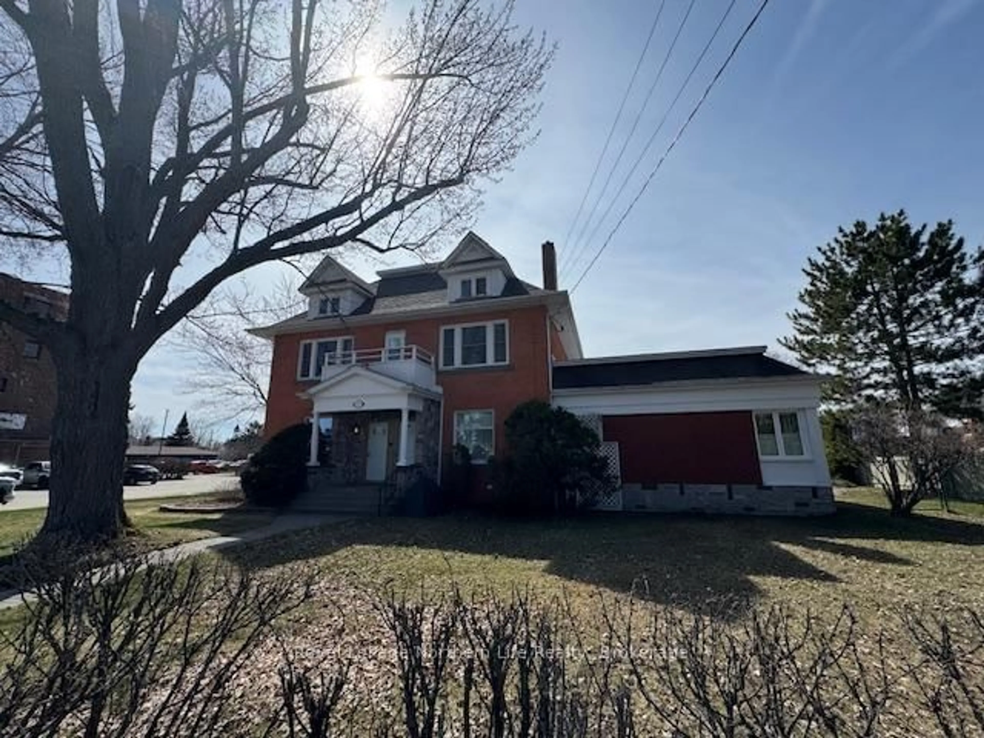 A pic from outside/outdoor area/front of a property/back of a property/a pic from drone, street for 135 Main St, West Nipissing Ontario P2B 1N6