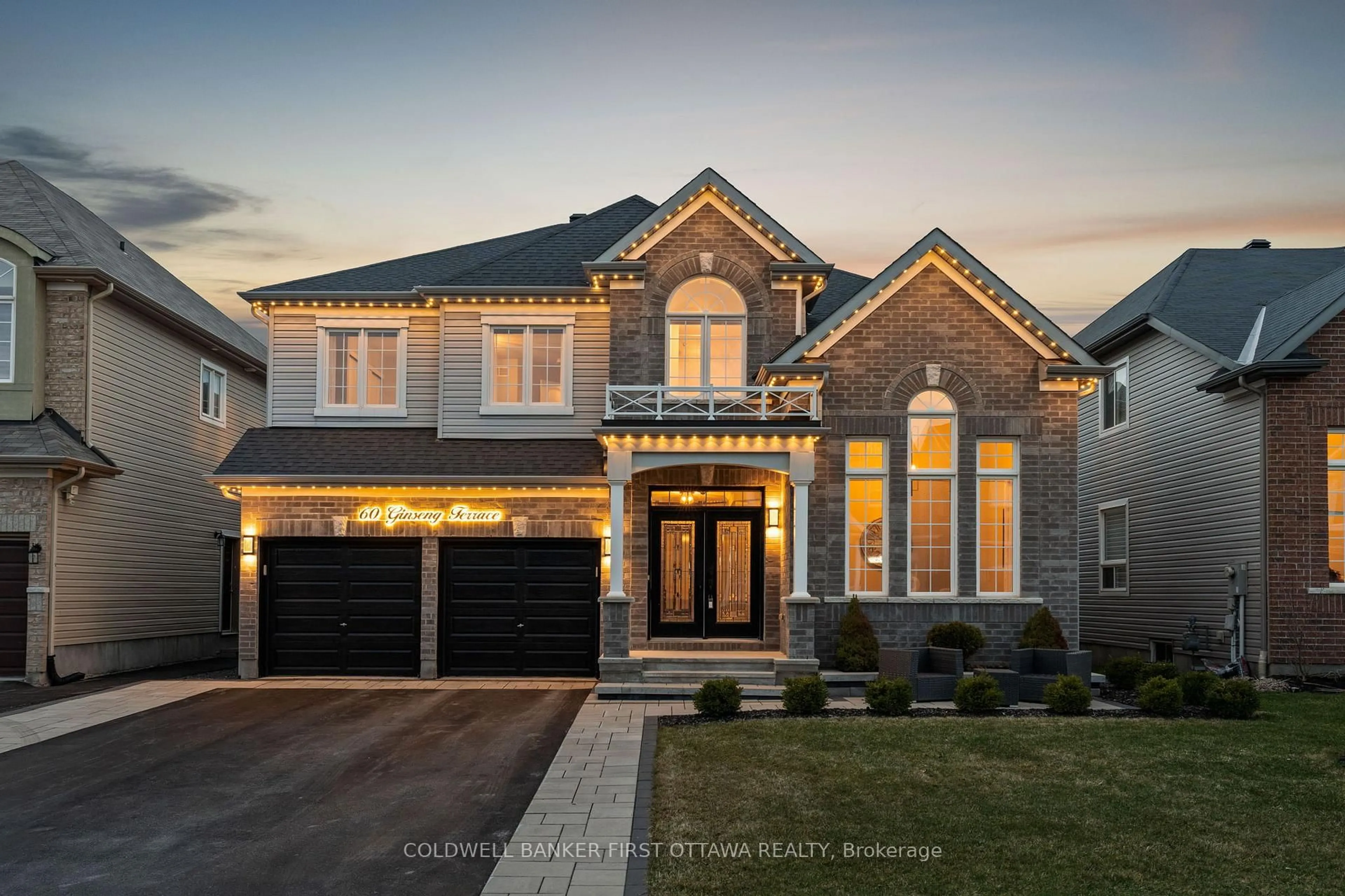 Home with brick exterior material, street for 60 Ginseng Terr, Stittsville Ontario K2V 0B5