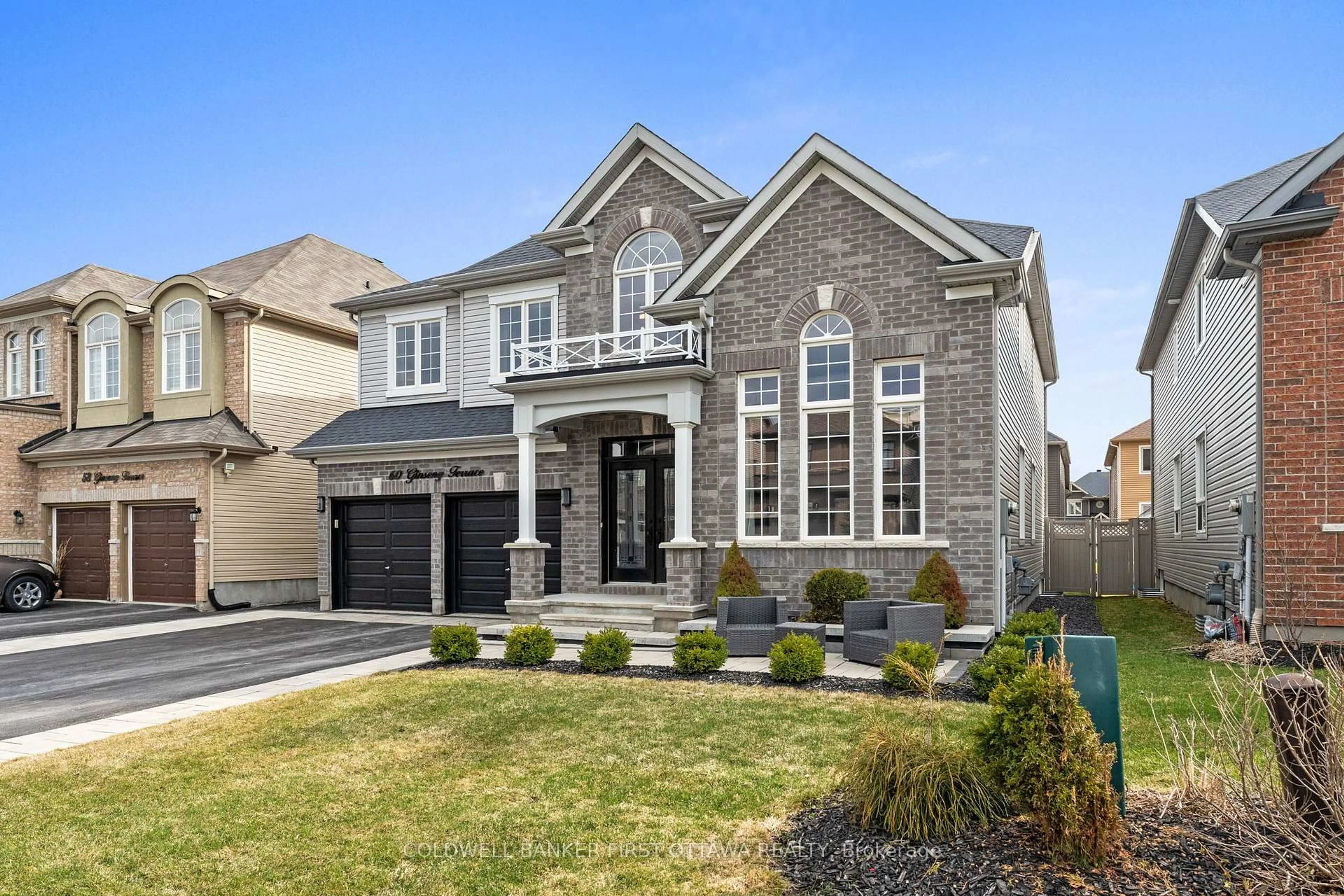 Home with brick exterior material, street for 60 Ginseng Terr, Stittsville Ontario K2V 0B5