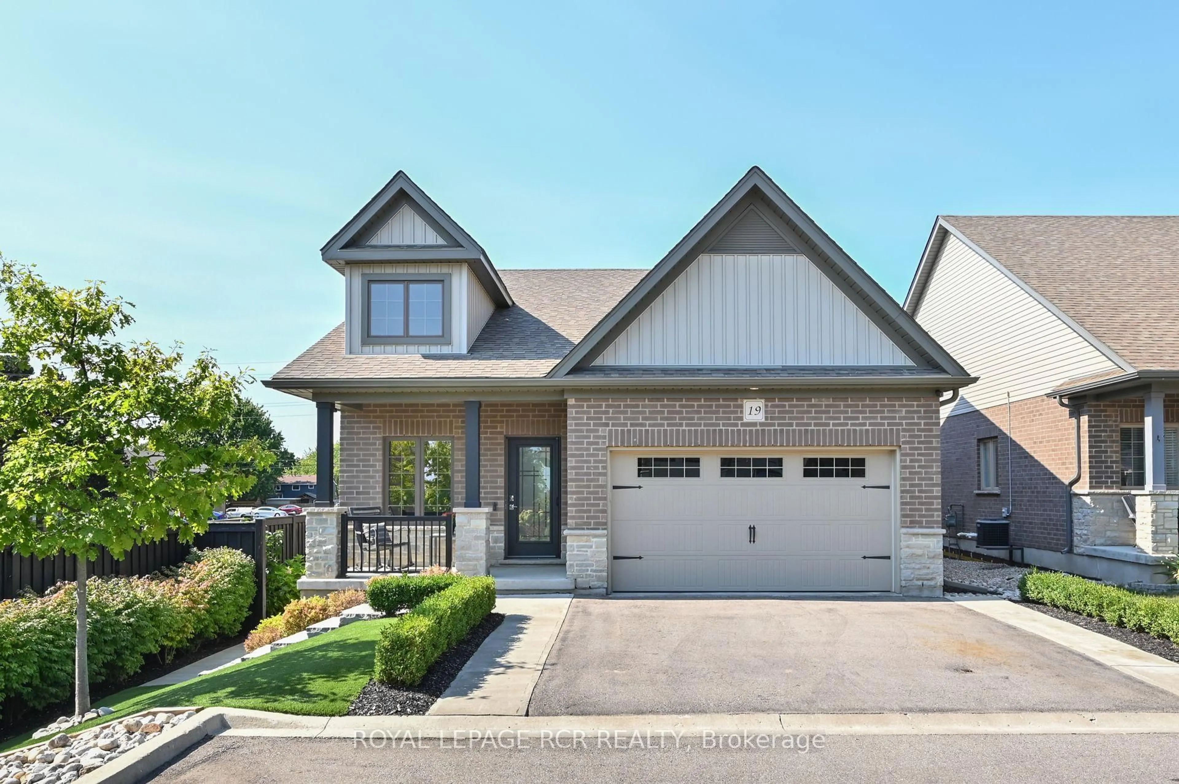 Home with brick exterior material, street for 19 Dover Lane, Centre Wellington Ontario N1M 0E6