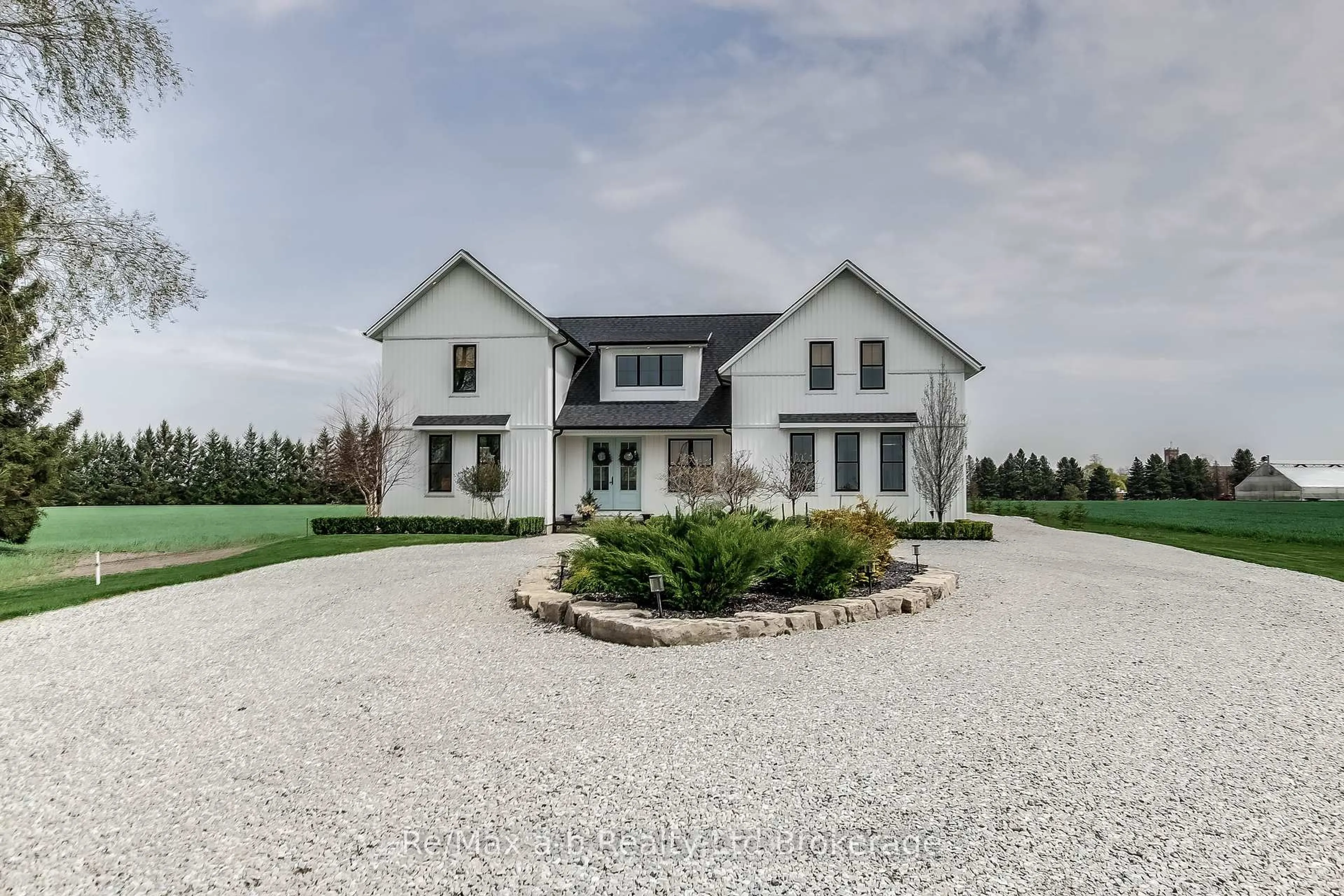 Home with brick exterior material, street for 3246 Swimming Pool Rd, Norwich Ontario N0J 1R0