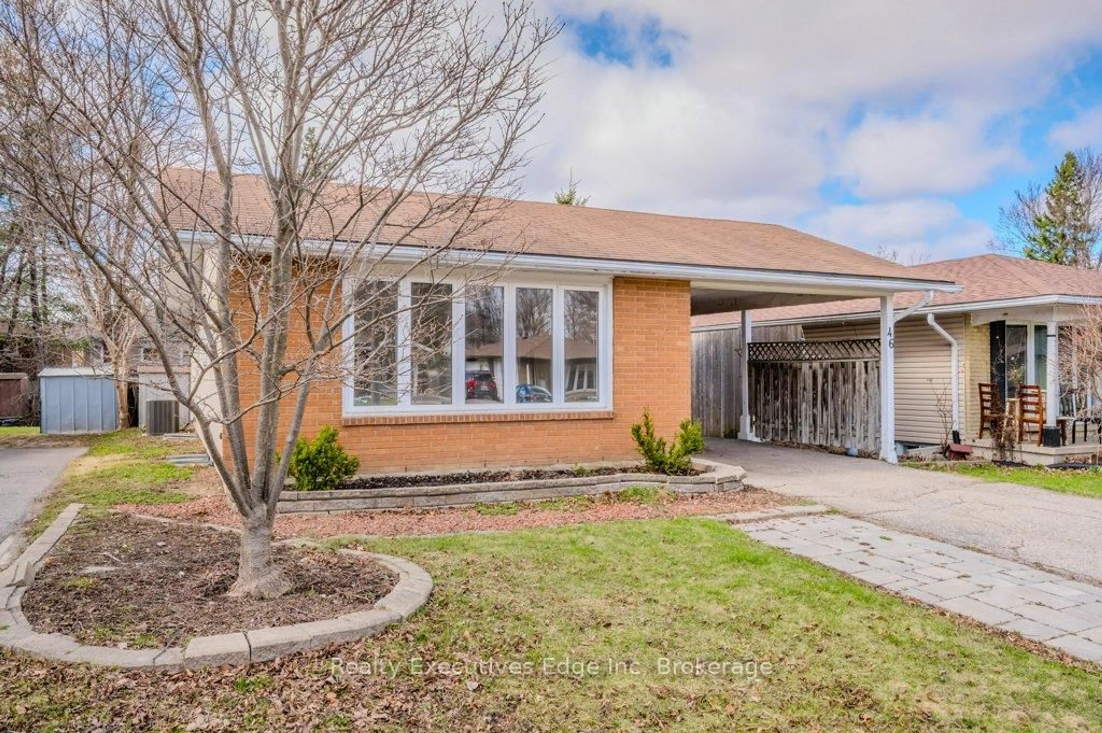 Home with brick exterior material, street for 46 Appalachian Cres, Kitchener Ontario N2E 1A4