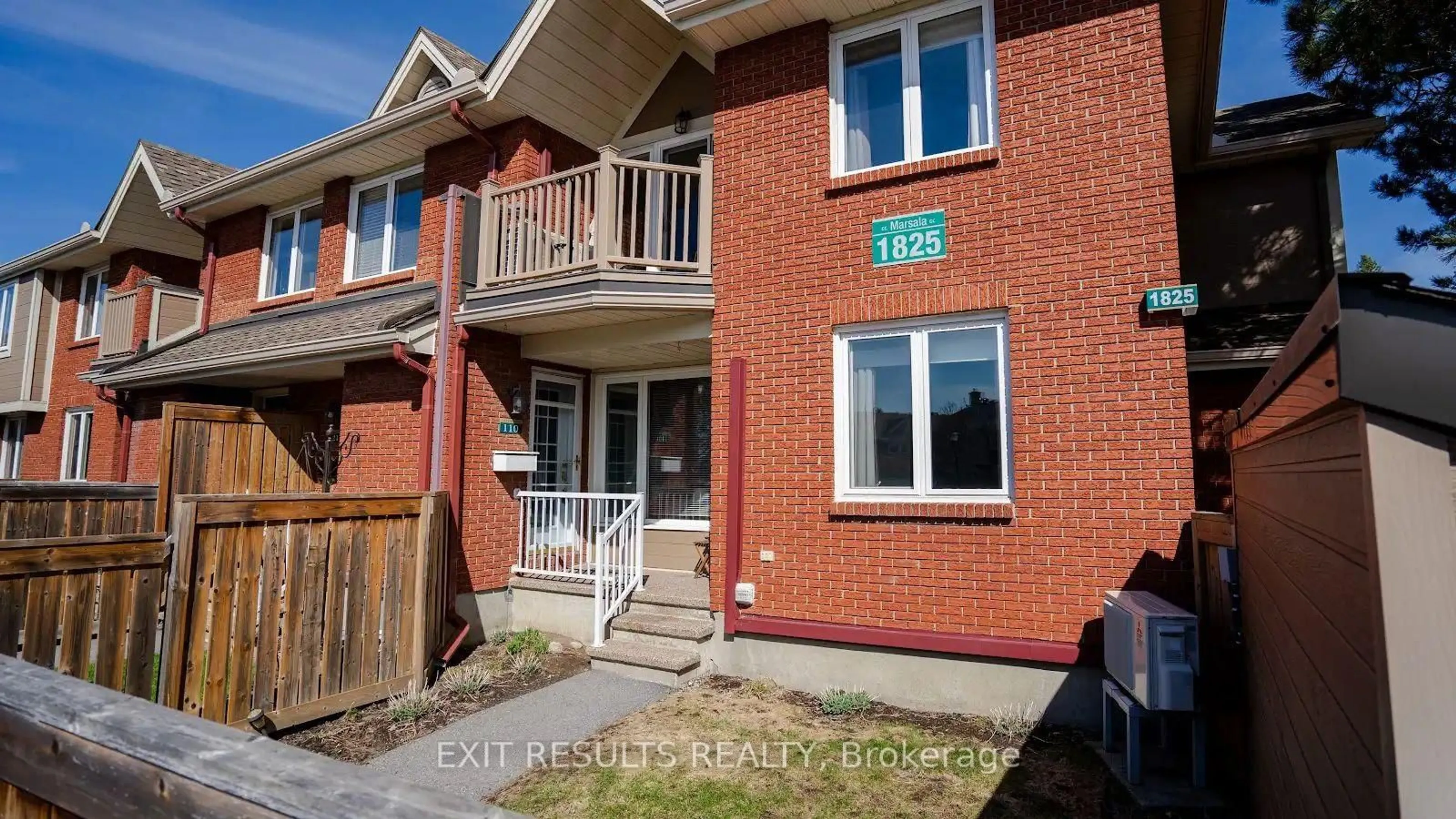 Home with brick exterior material, street for 1825 Marsala Cres #110, Orleans Ontario K4A 2E7
