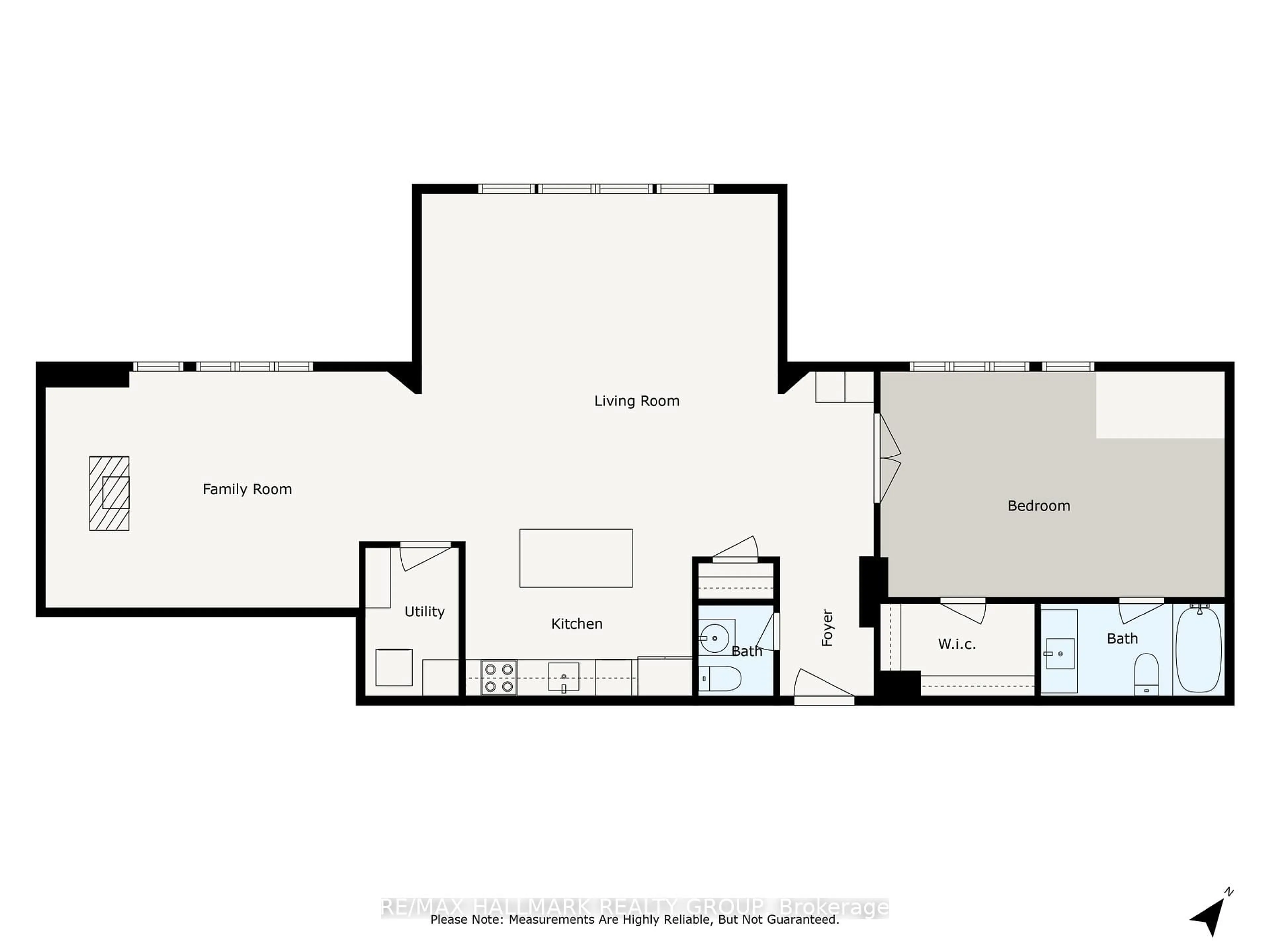 Floor plan for 589 Rideau St #502, Ottawa Ontario K1N 6A1