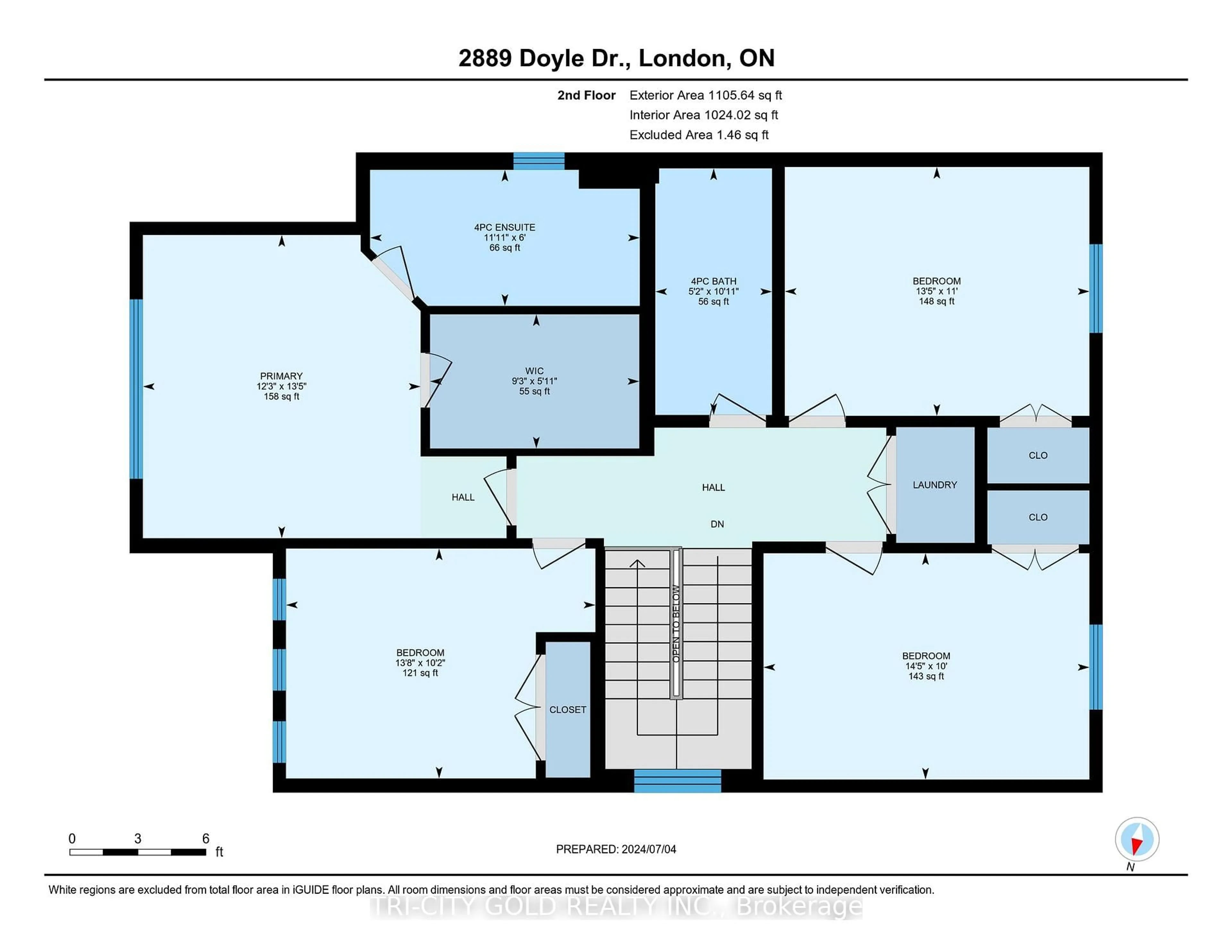 Floor plan for 2889 Doyle Dr, London South Ontario N6M 0G7