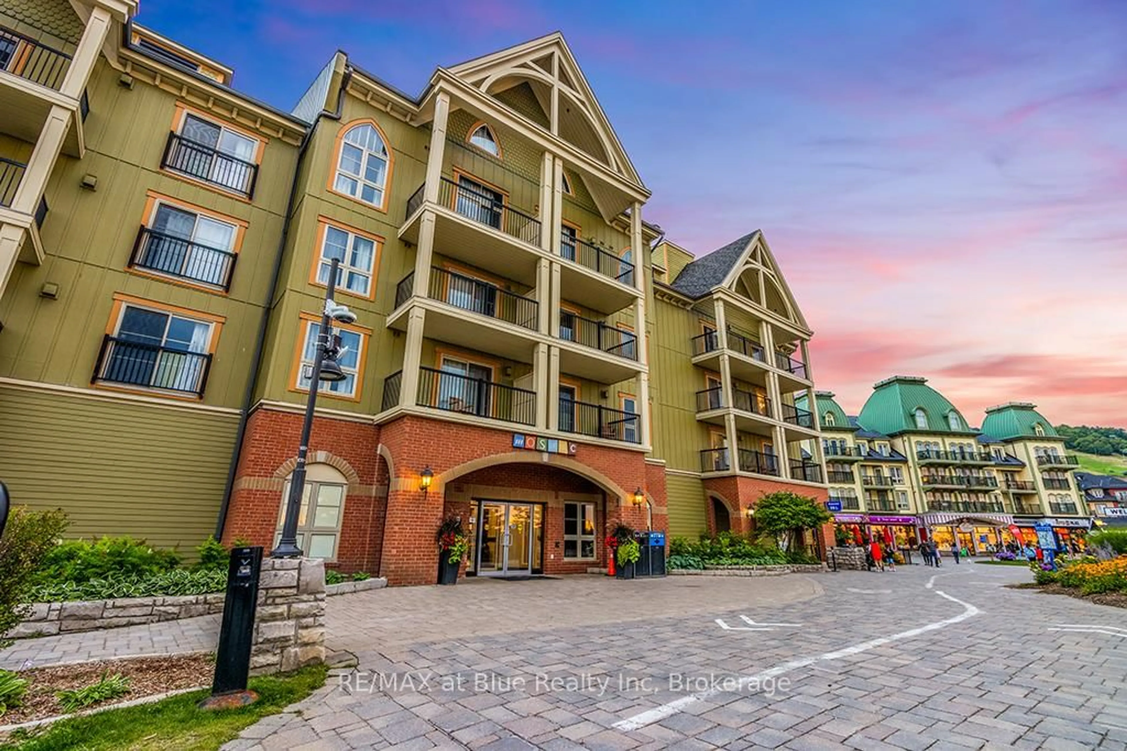 Patio, mountain view for 190 JOZO WEIDER Blvd #422, Blue Mountains Ontario L9Y 0V2