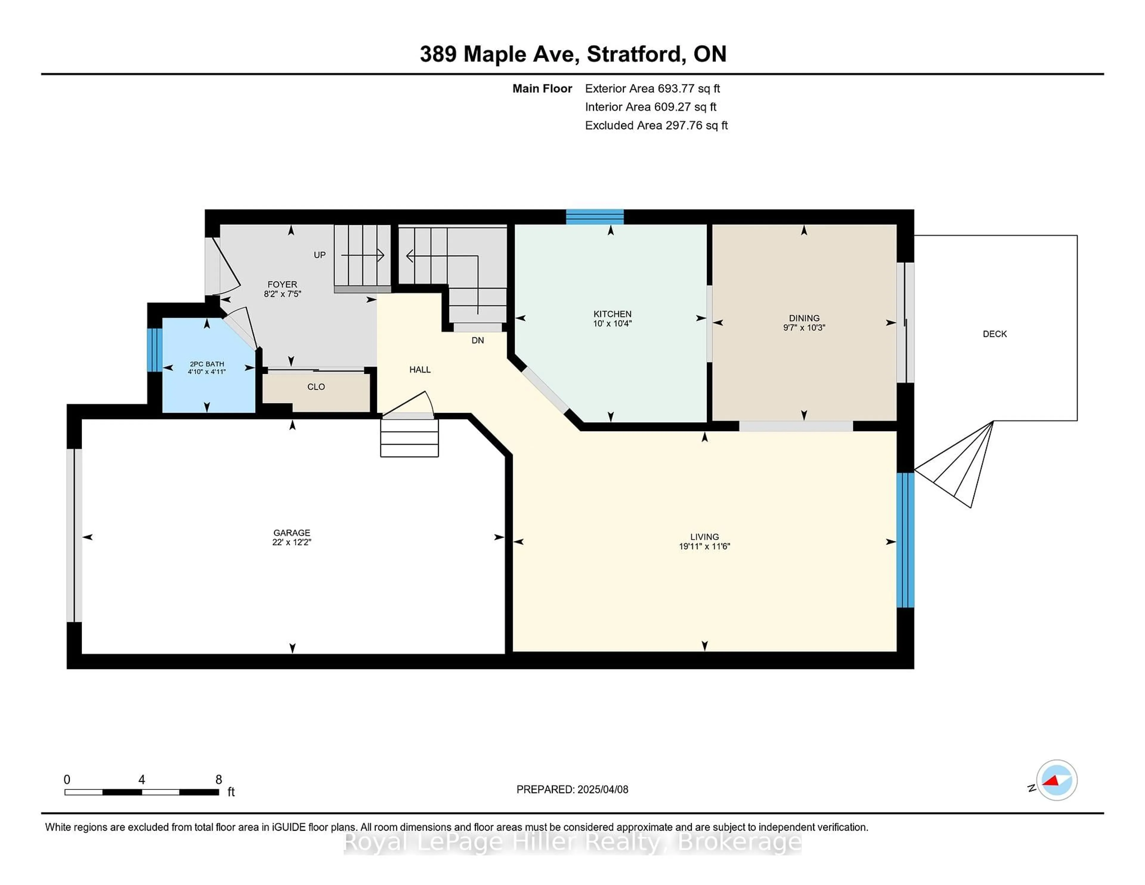 Floor plan for 389 Maple Ave, Stratford Ontario N5A 7P6