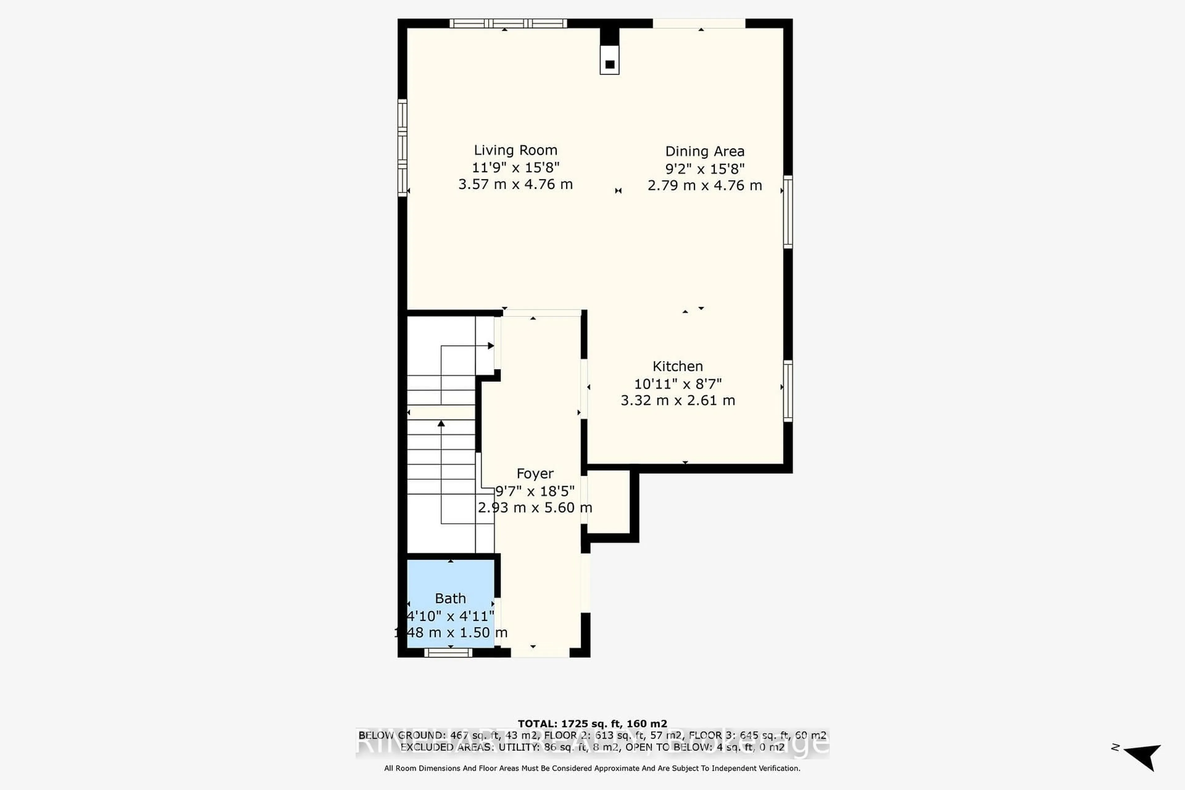 Floor plan for 881 Railton Ave, London East Ontario N5V 4W3
