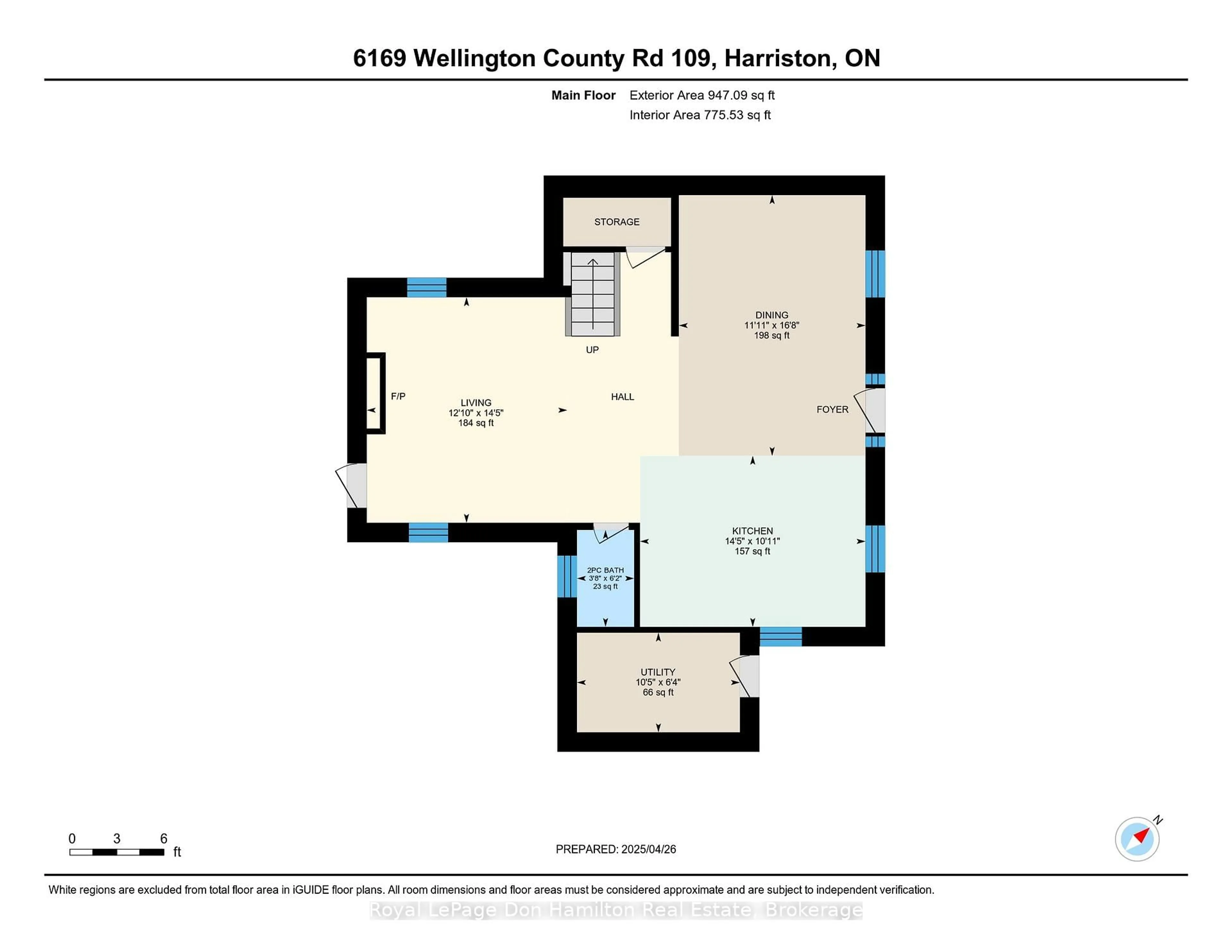 Floor plan for 6169 Wellington 109 Rd, Minto Ontario N0G 1Z0