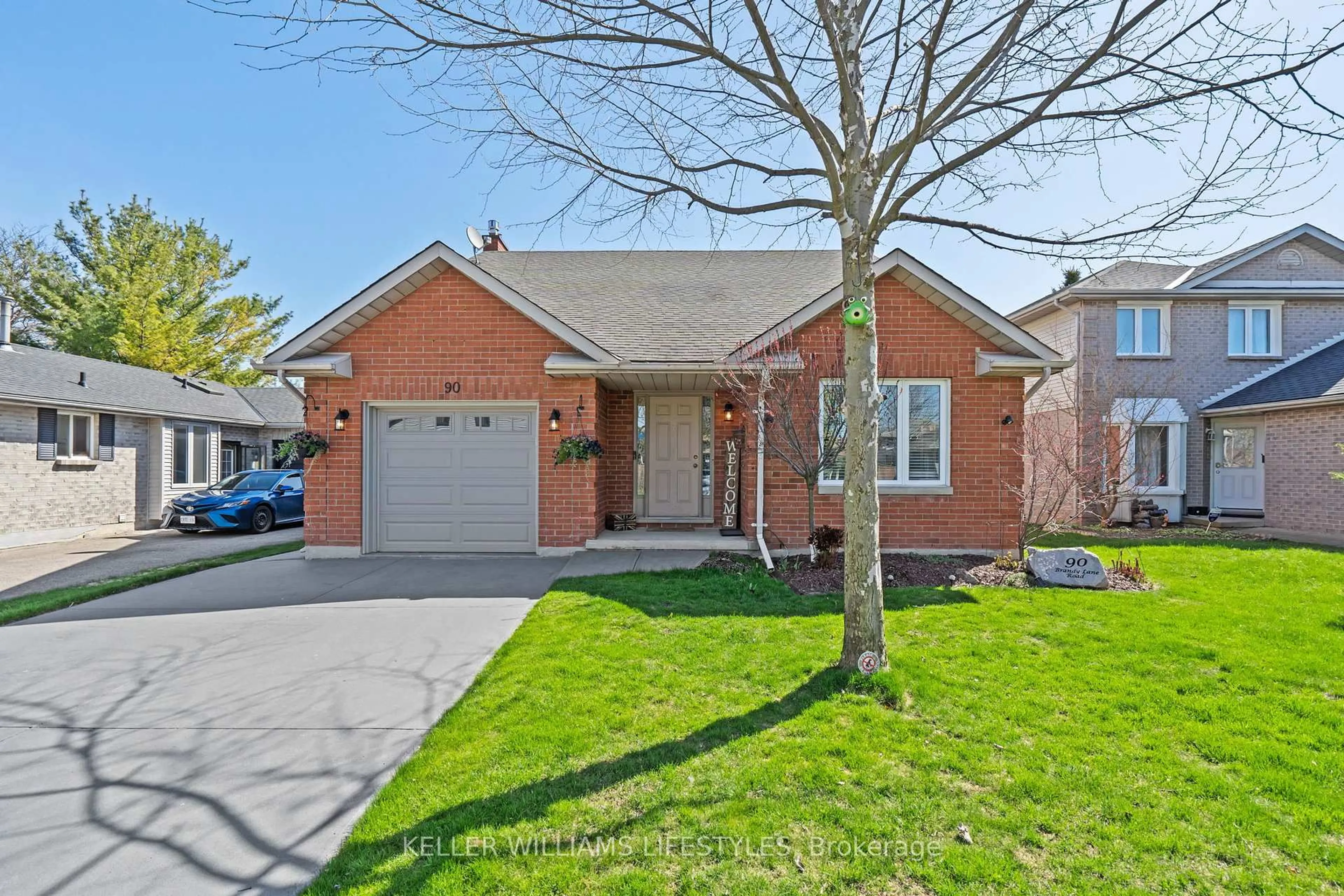 Home with brick exterior material, street for 90 Brandy Lane Rd, London North Ontario N6G 4T2