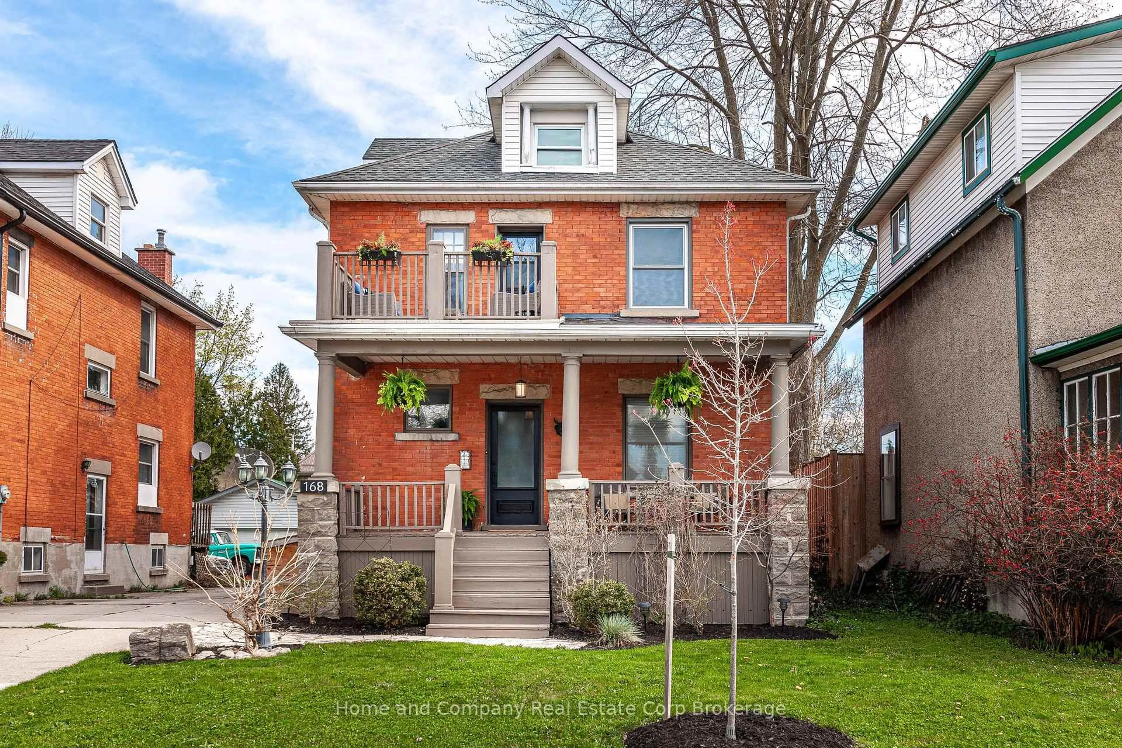 Home with brick exterior material, street for 168 Huron St, Stratford Ontario N5A 5S8