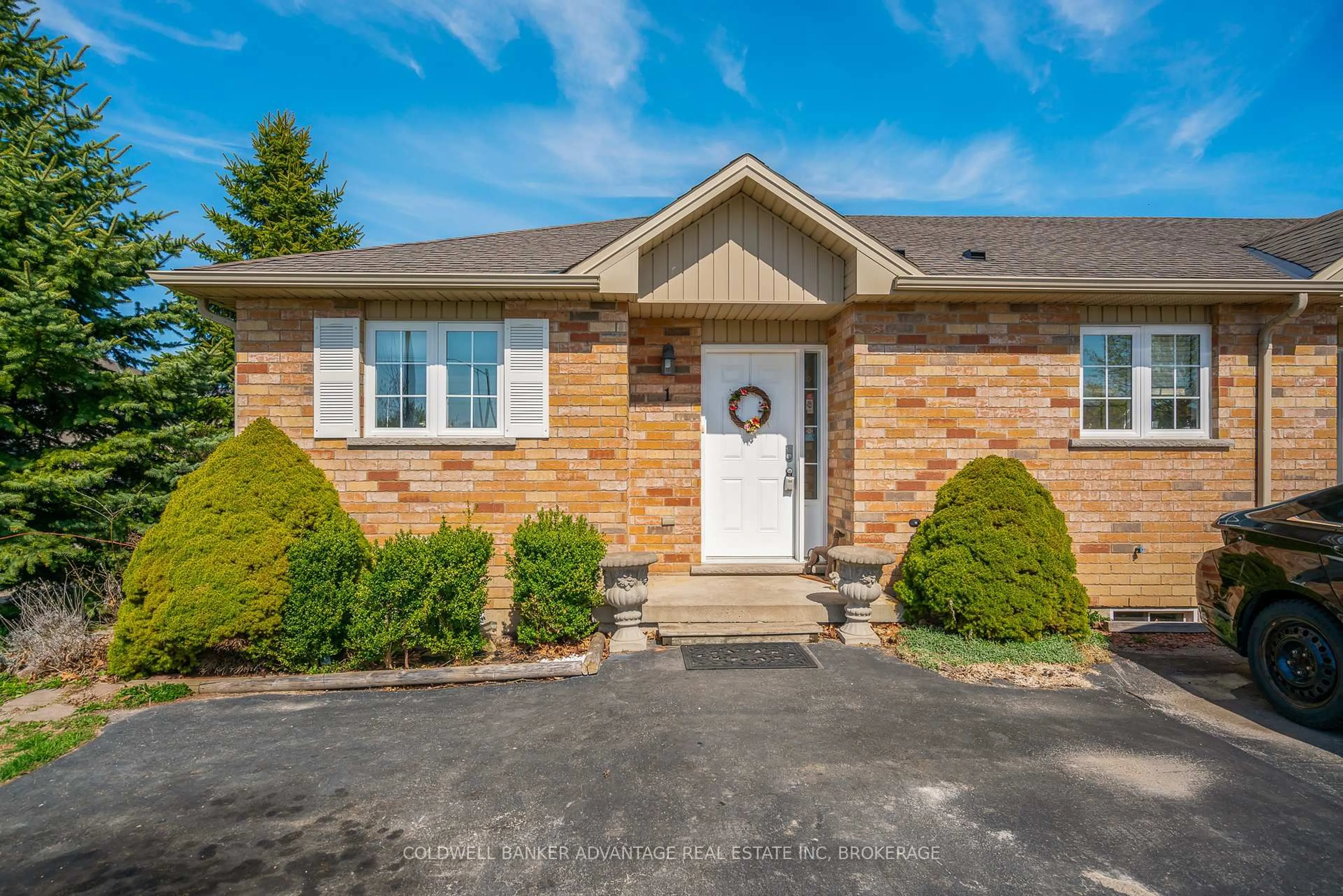 Home with brick exterior material, street for 1 Powell Lane, Haldimand Ontario N0A 1E0