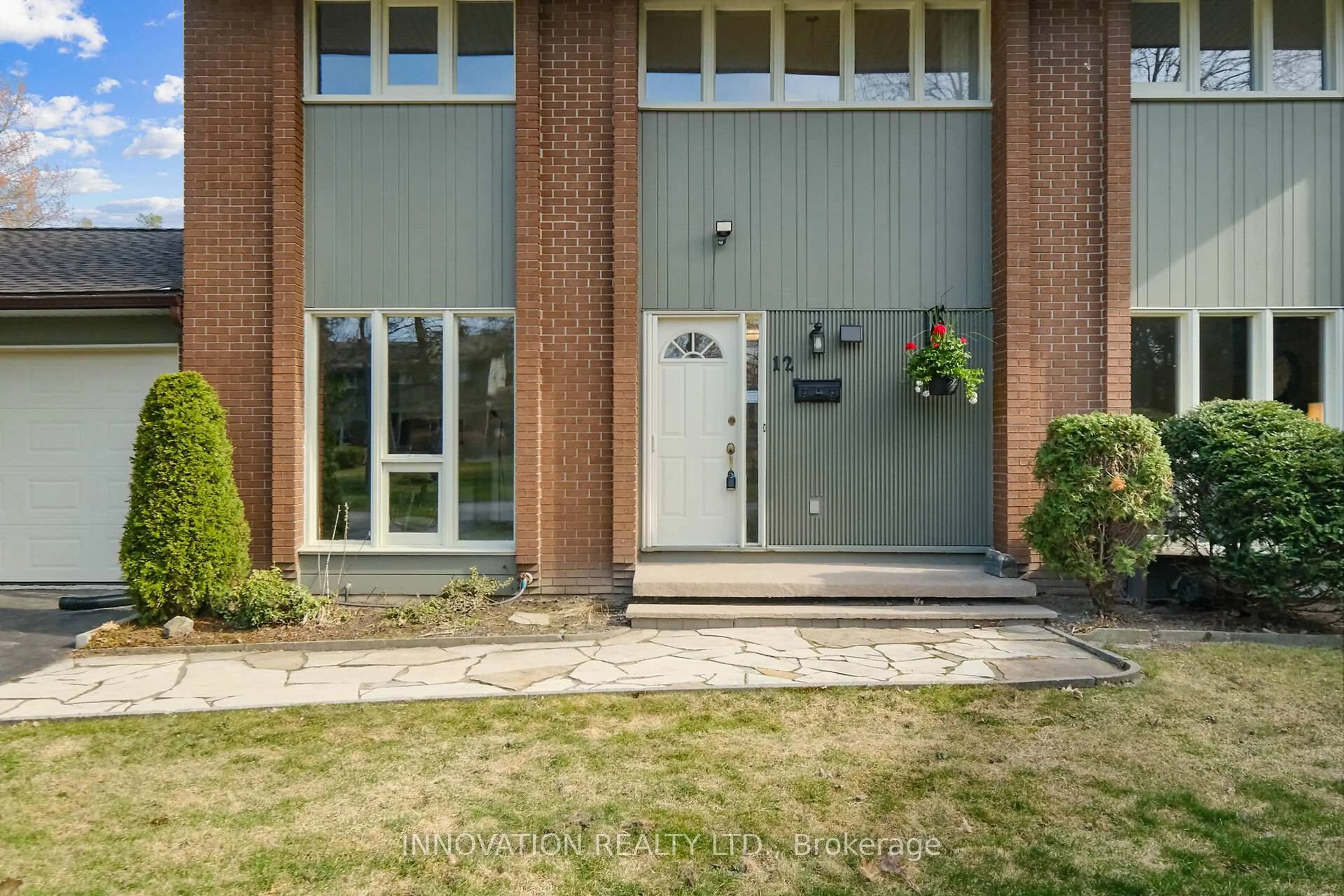 Home with brick exterior material, street for 12 Selwyn Cres, Ottawa Ontario K2K 1N8