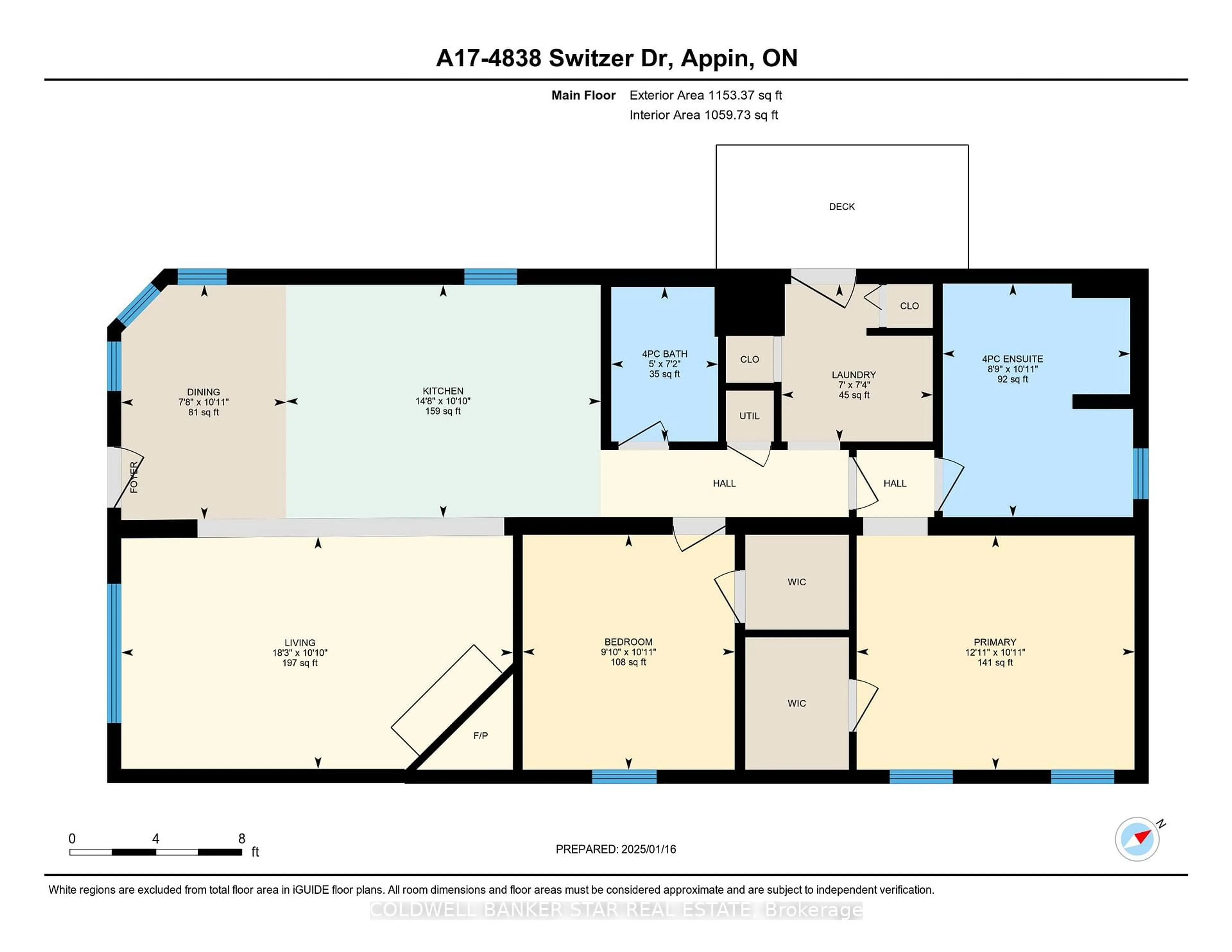 Floor plan for 4838 Switzer Dr #A17, Southwest Middlesex Ontario N0L 1A0