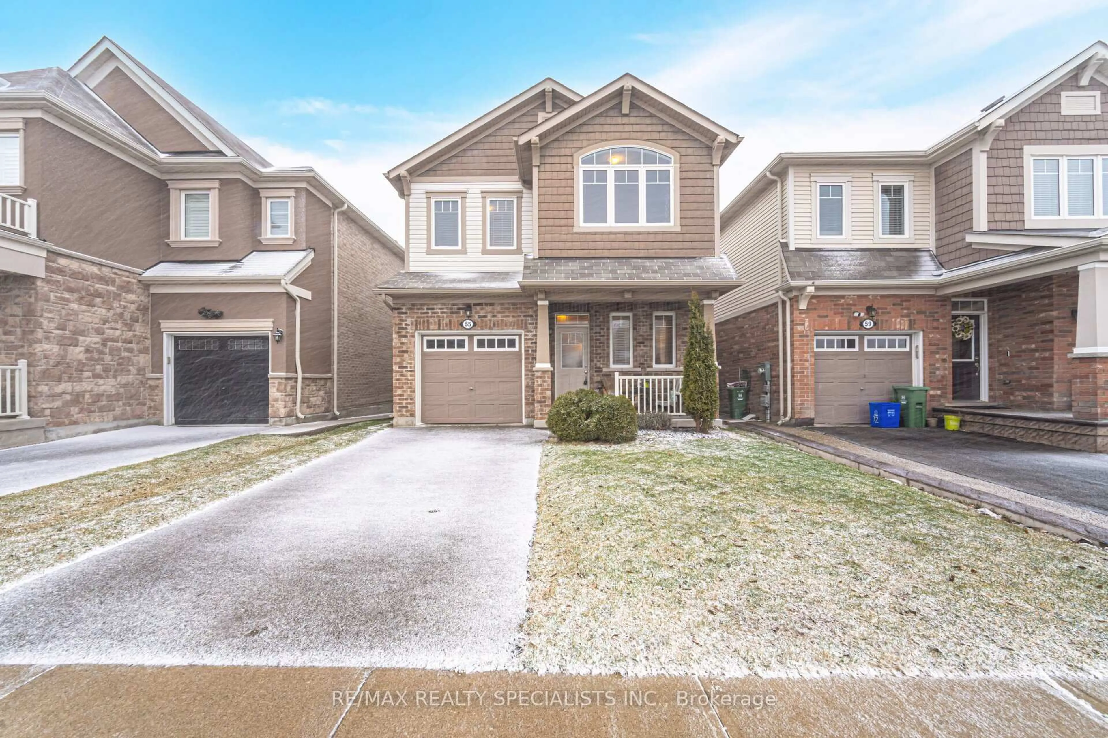 Home with brick exterior material, street for 55 Sipes Dr, Hamilton Ontario L8B 1V1