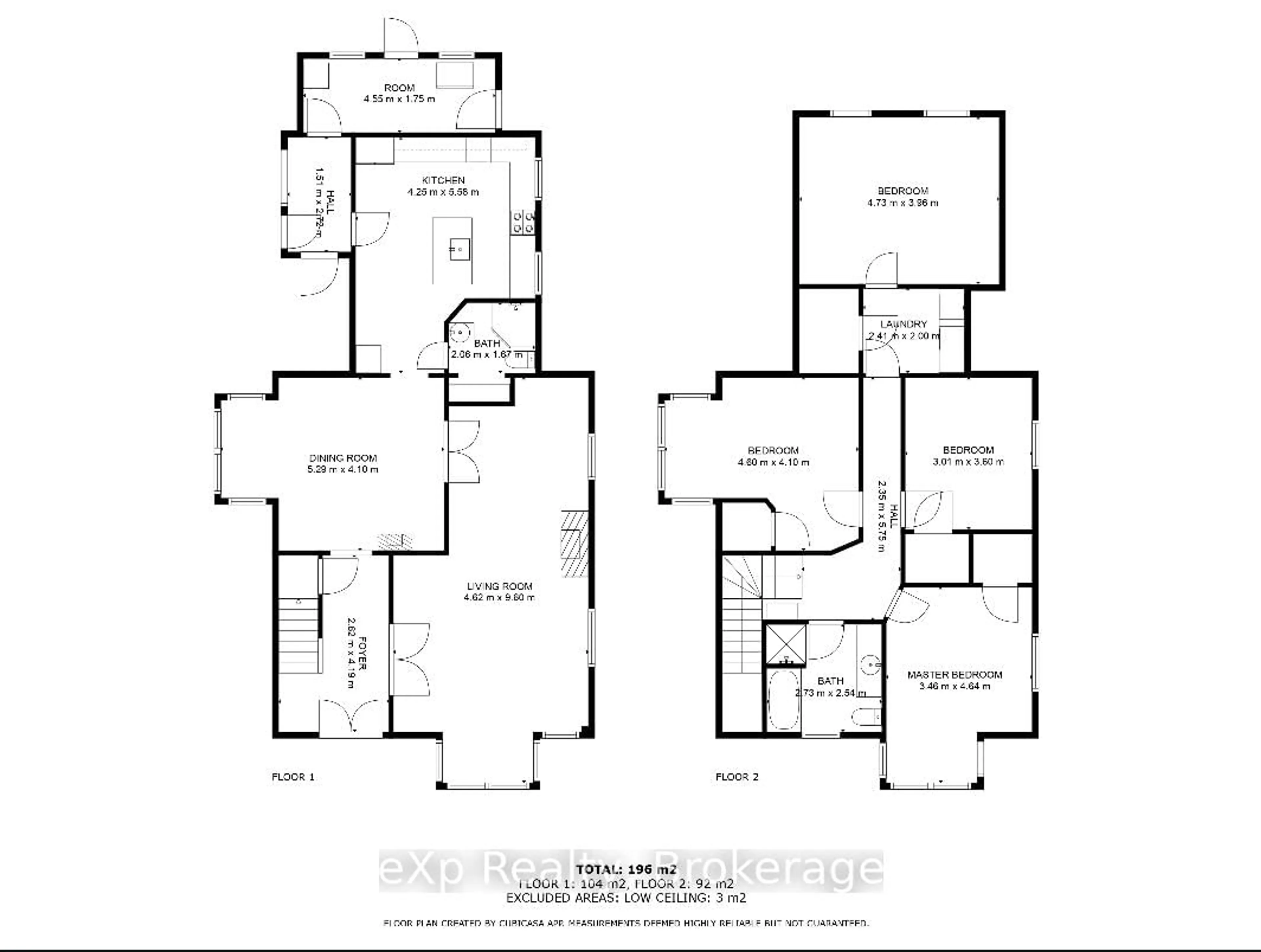 Floor plan for 352 Berford St, South Bruce Peninsula Ontario N0H 2T0