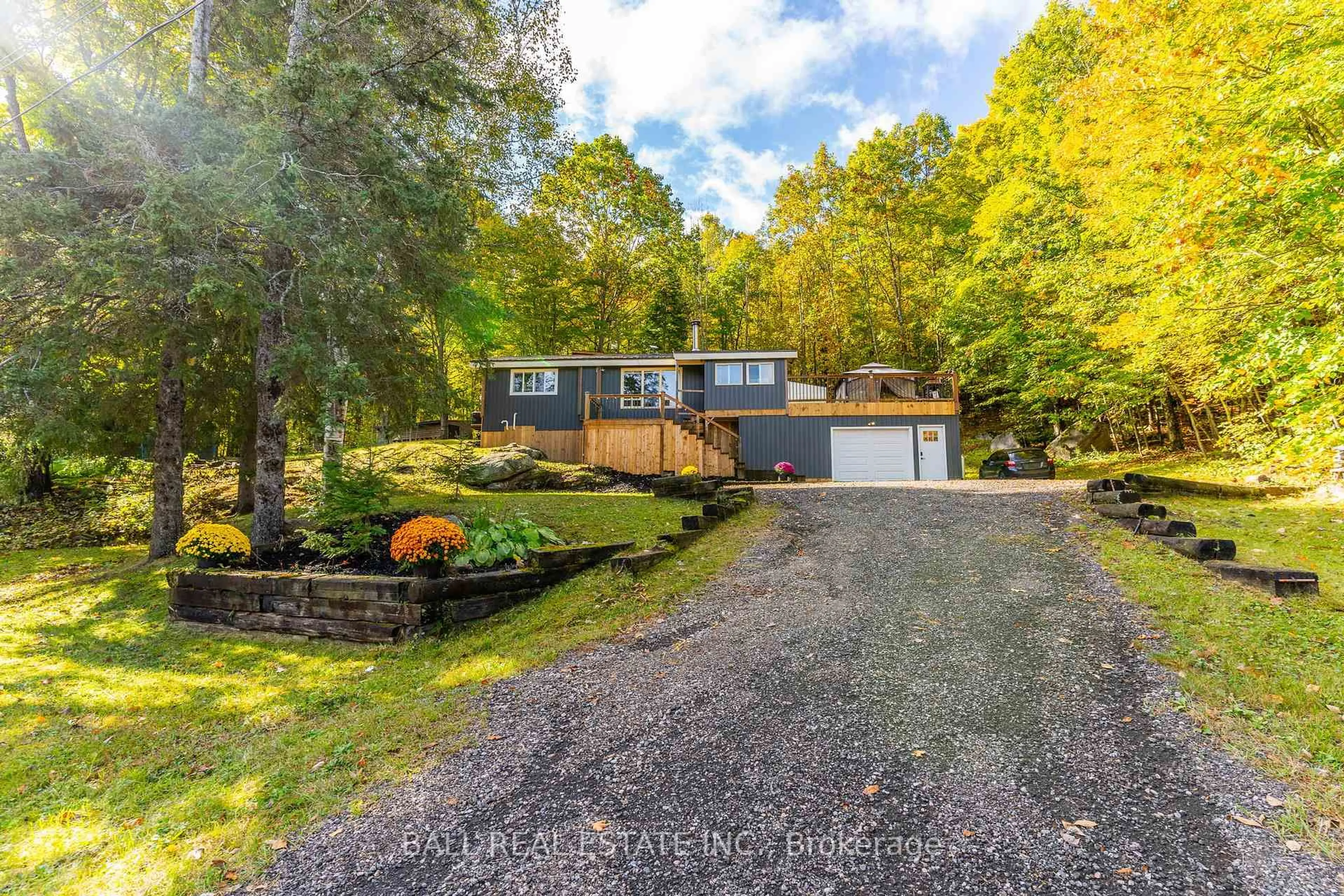 A pic from outside/outdoor area/front of a property/back of a property/a pic from drone, water/lake/river/ocean view for 19181 Highway 35 N/A, Algonquin Highlands Ontario K0M 1S0