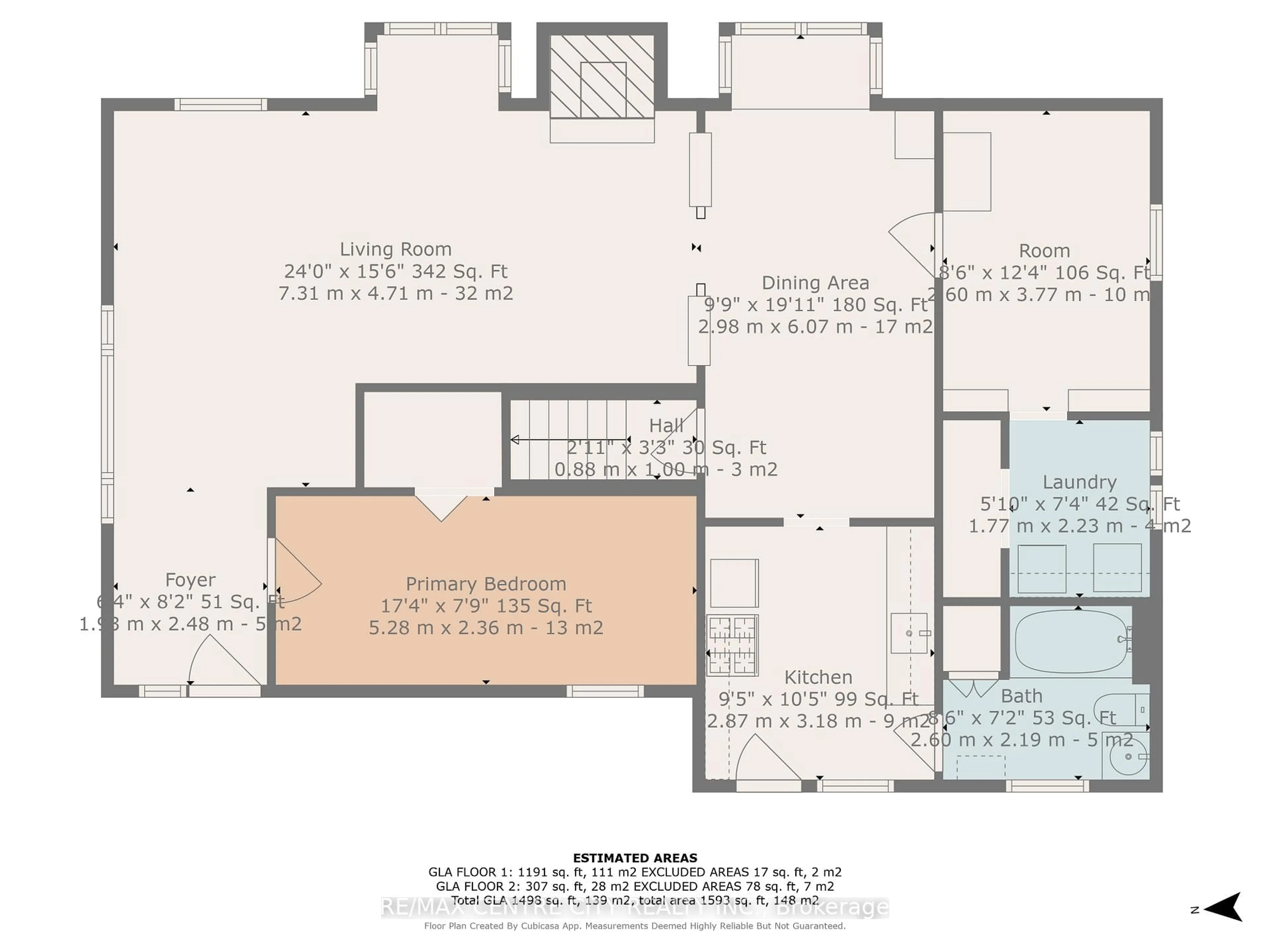 Floor plan for 358 WARREN St, Central Elgin Ontario N5L 1B5