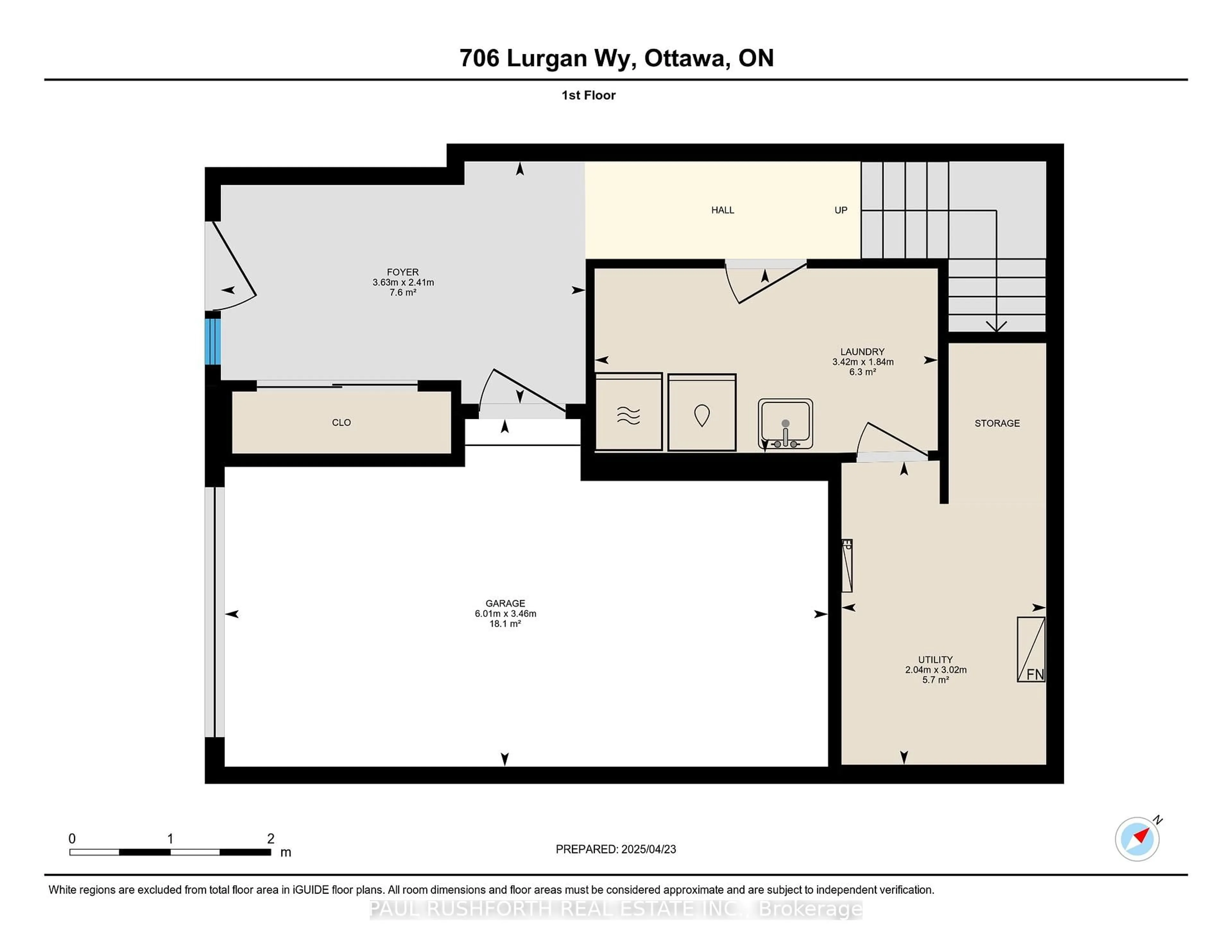 Floor plan for 706 Lurgan Way, Ottawa Ontario K4M 0J3