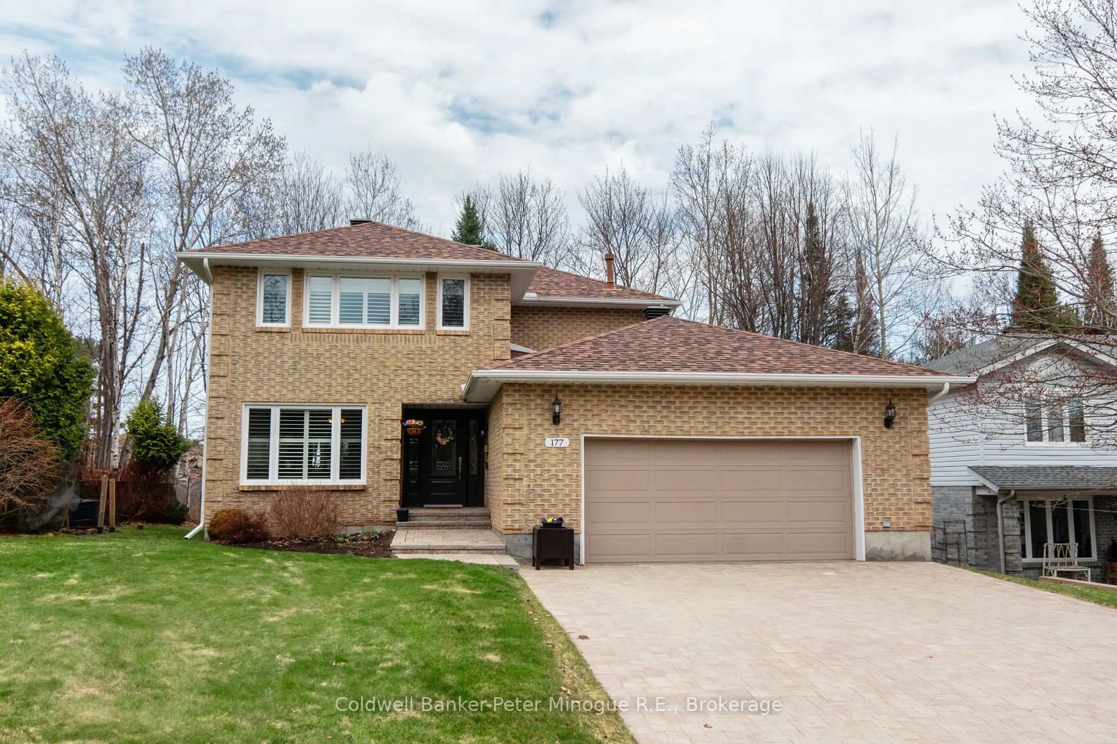 Home with brick exterior material, street for 177 Mclean Rd, North Bay Ontario P1A 4H7